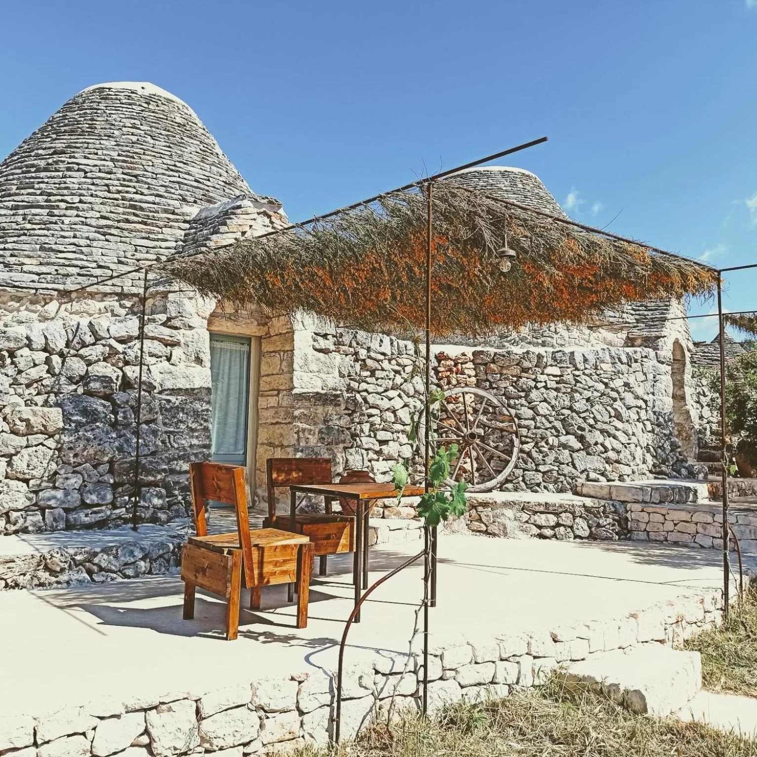 Patio in Masseria LoJazzo