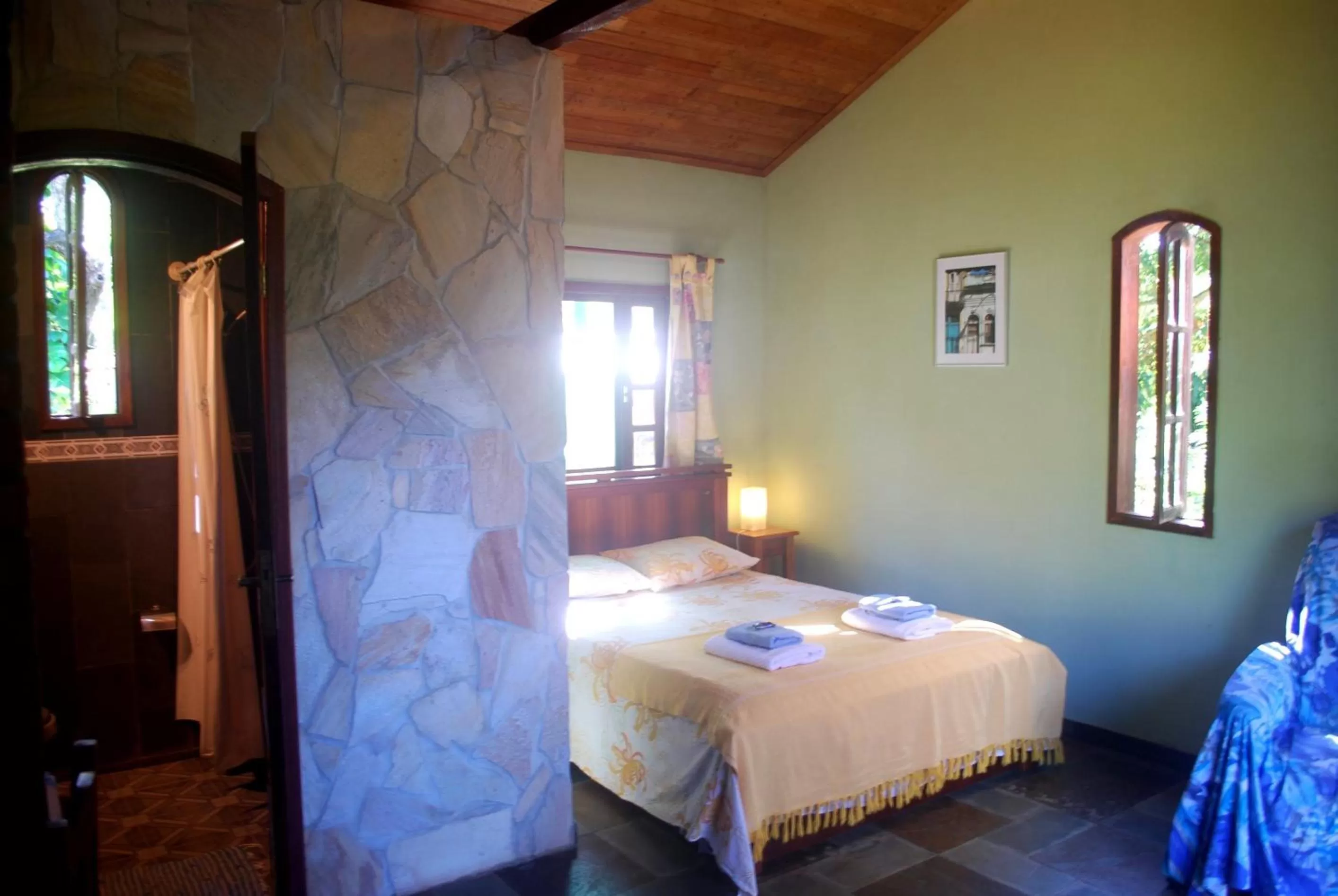 Bedroom, Bed in Hotel Eco Sítio Nosso Paraíso