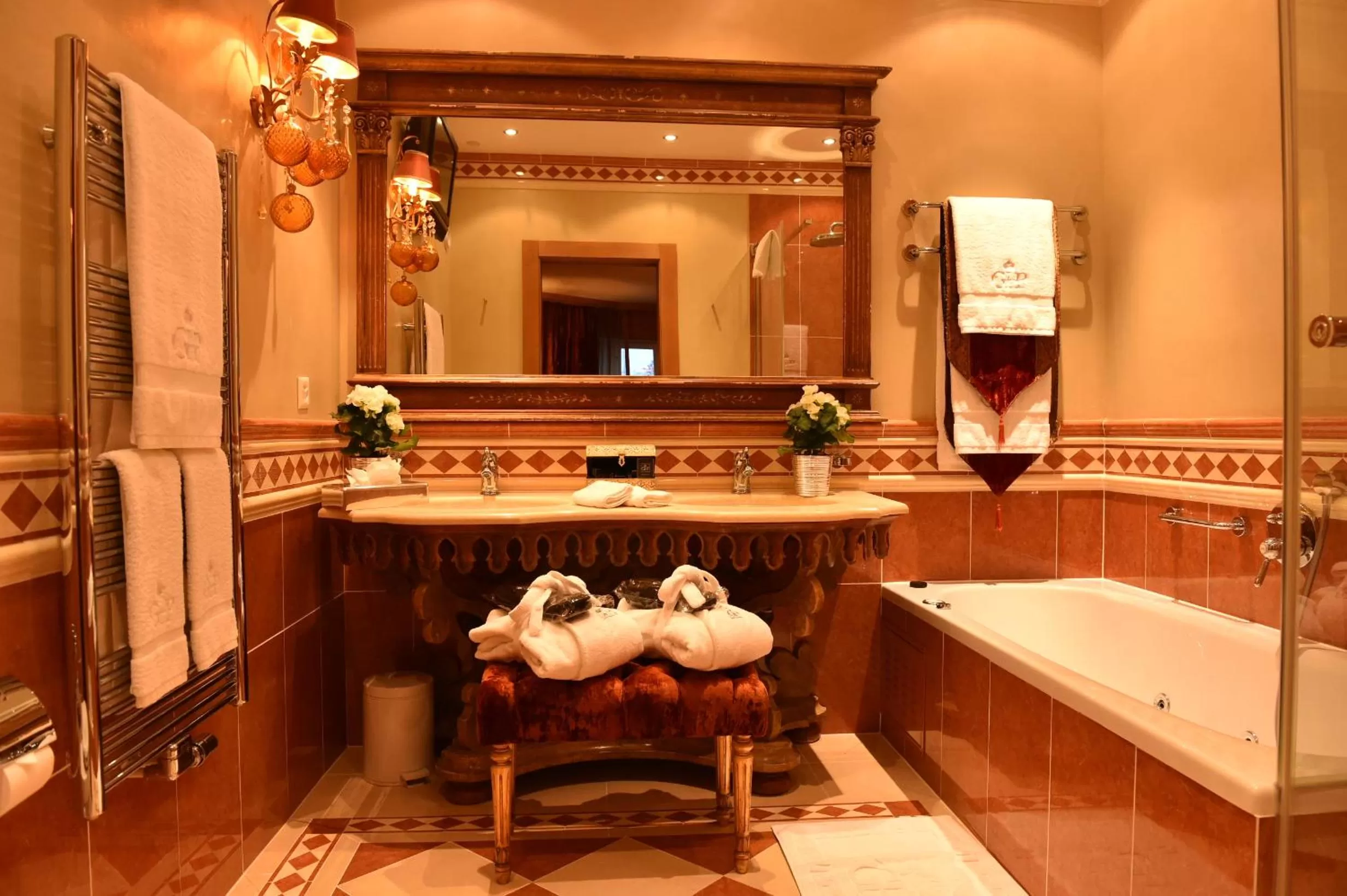 Bathroom in Grand Hôtel du Golf & Palace