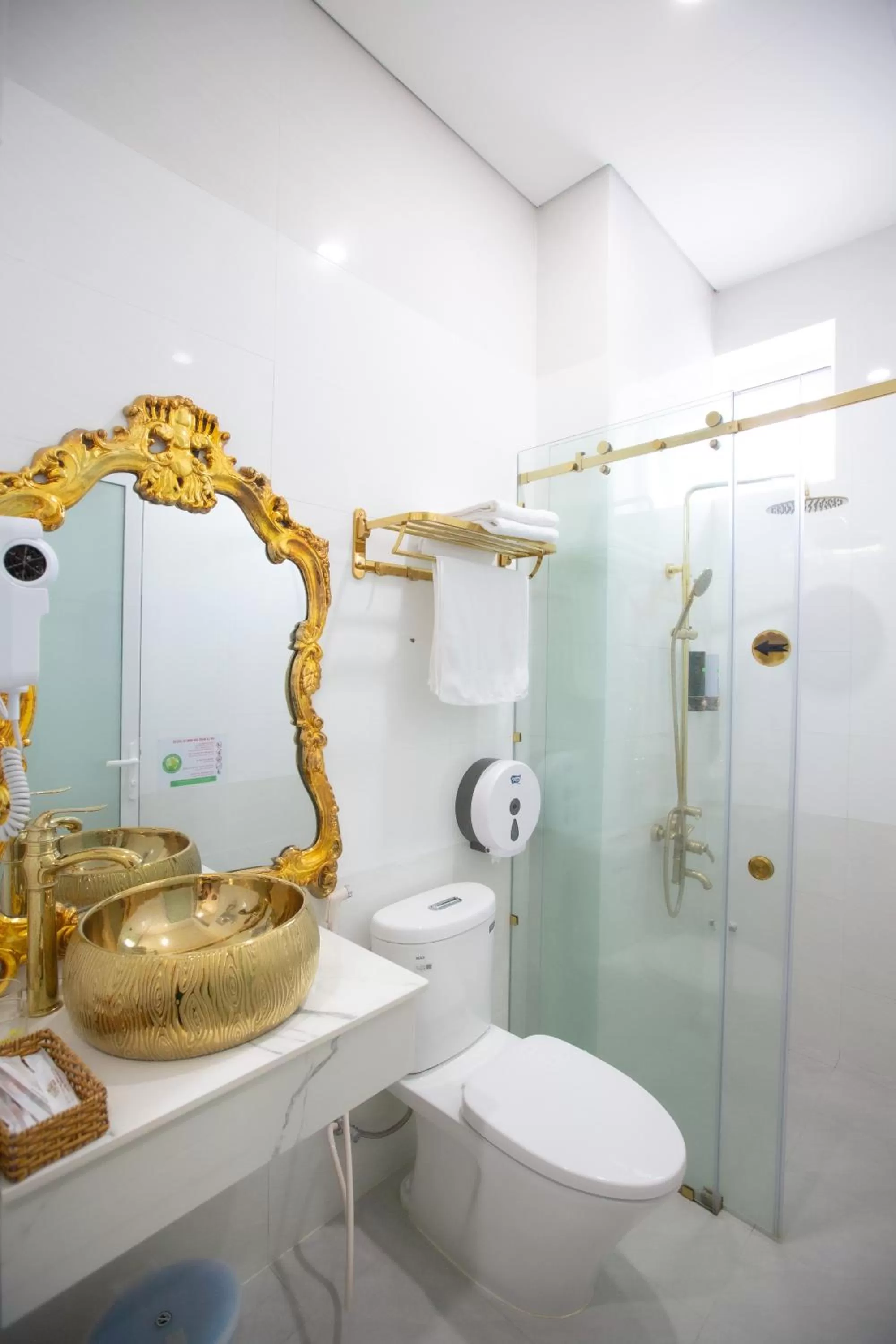 Shower, Bathroom in KING VILLA QUẢNG NGÃI