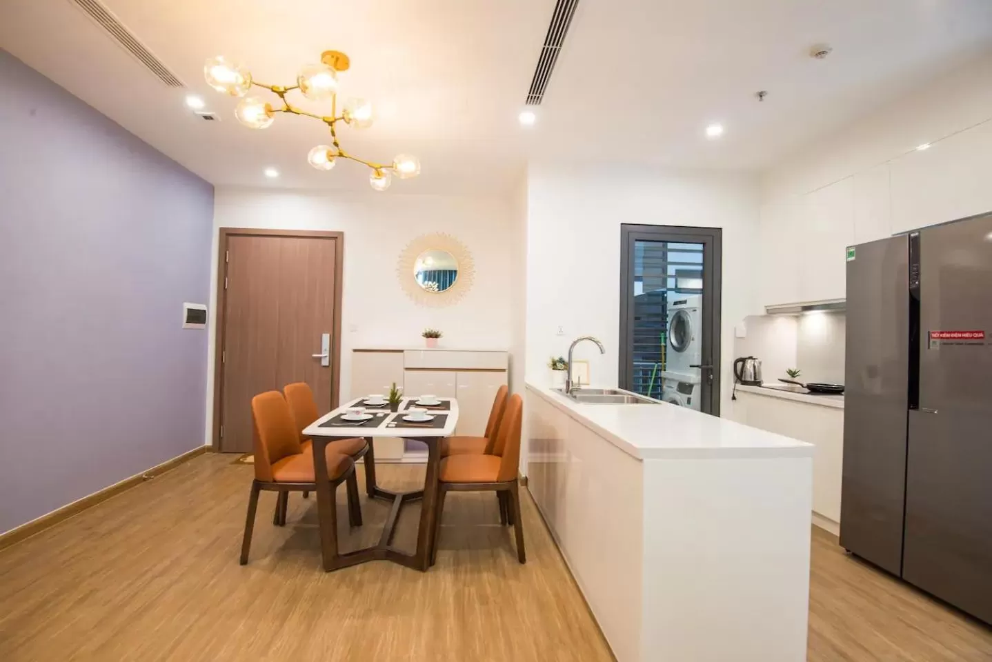 Kitchen/Kitchenette in Vinhomes Skylake Apartment - by Bayhomes