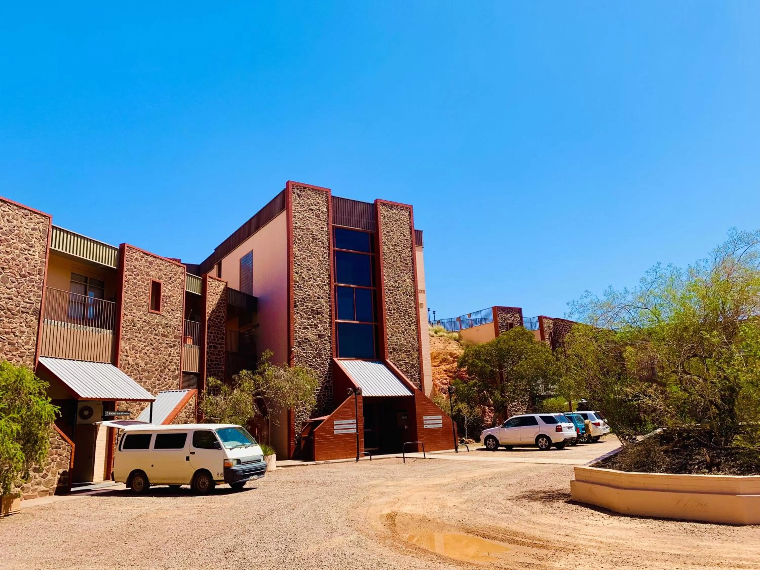 Property building in Desert Cave Hotel