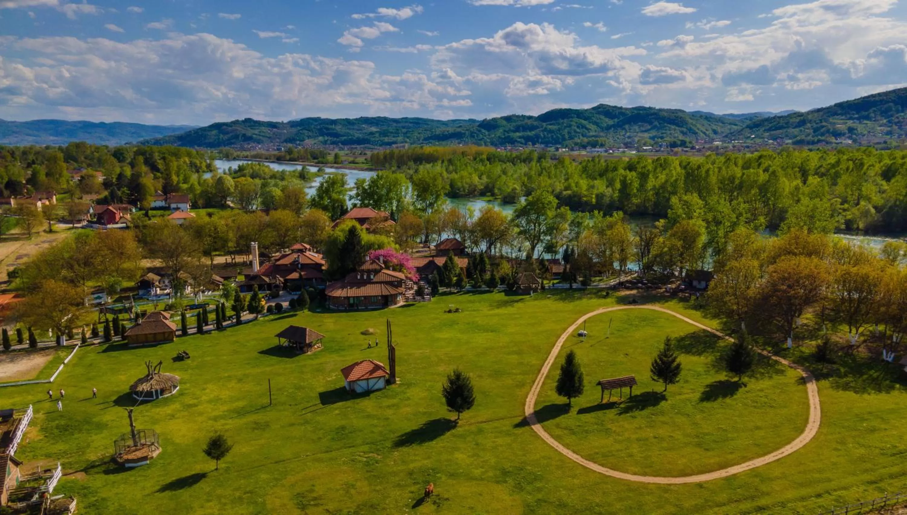 Property building in B&B Etno Village Sunčana Reka