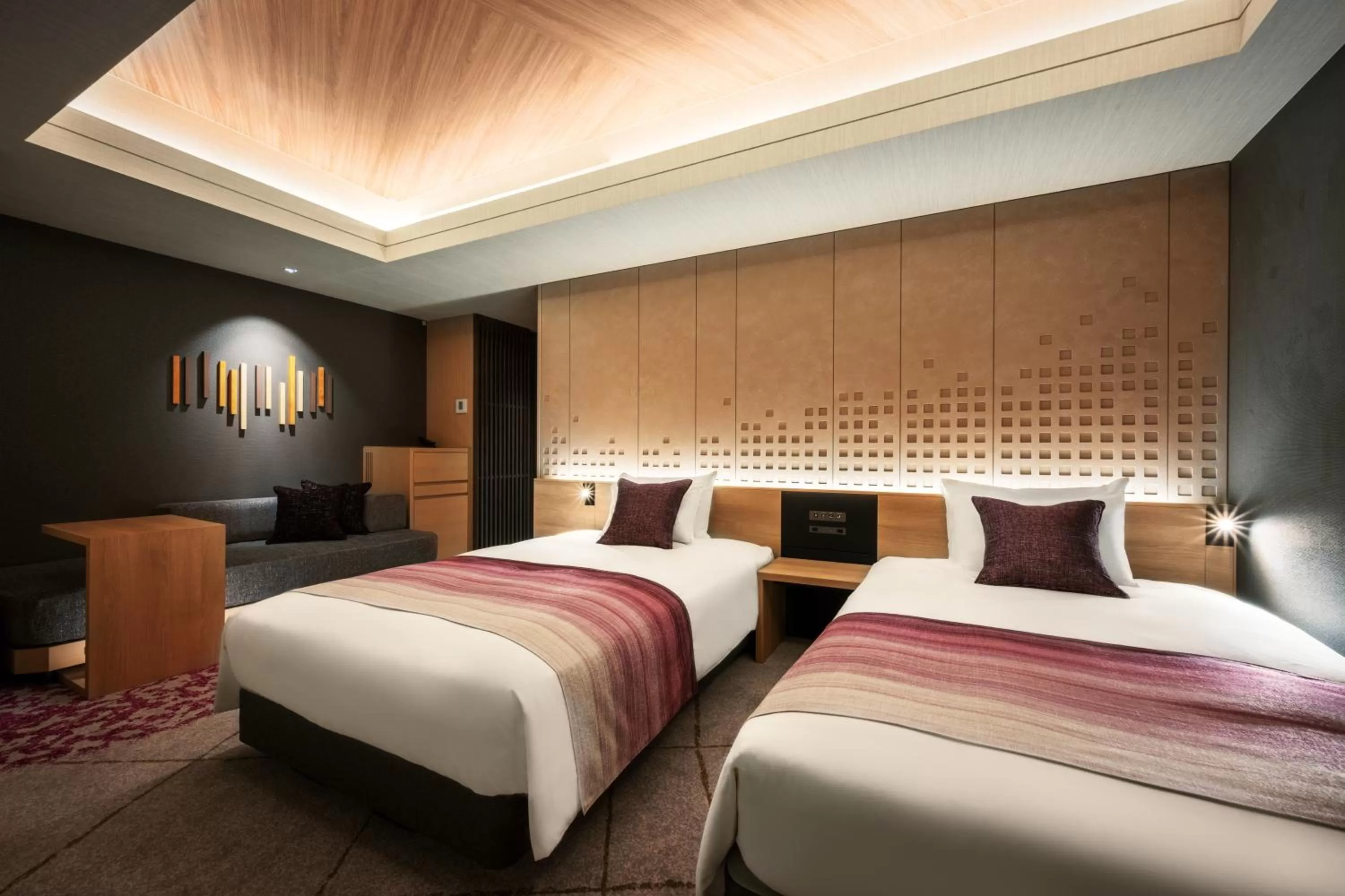 Bed in Hotel Metropolitan Yamagata