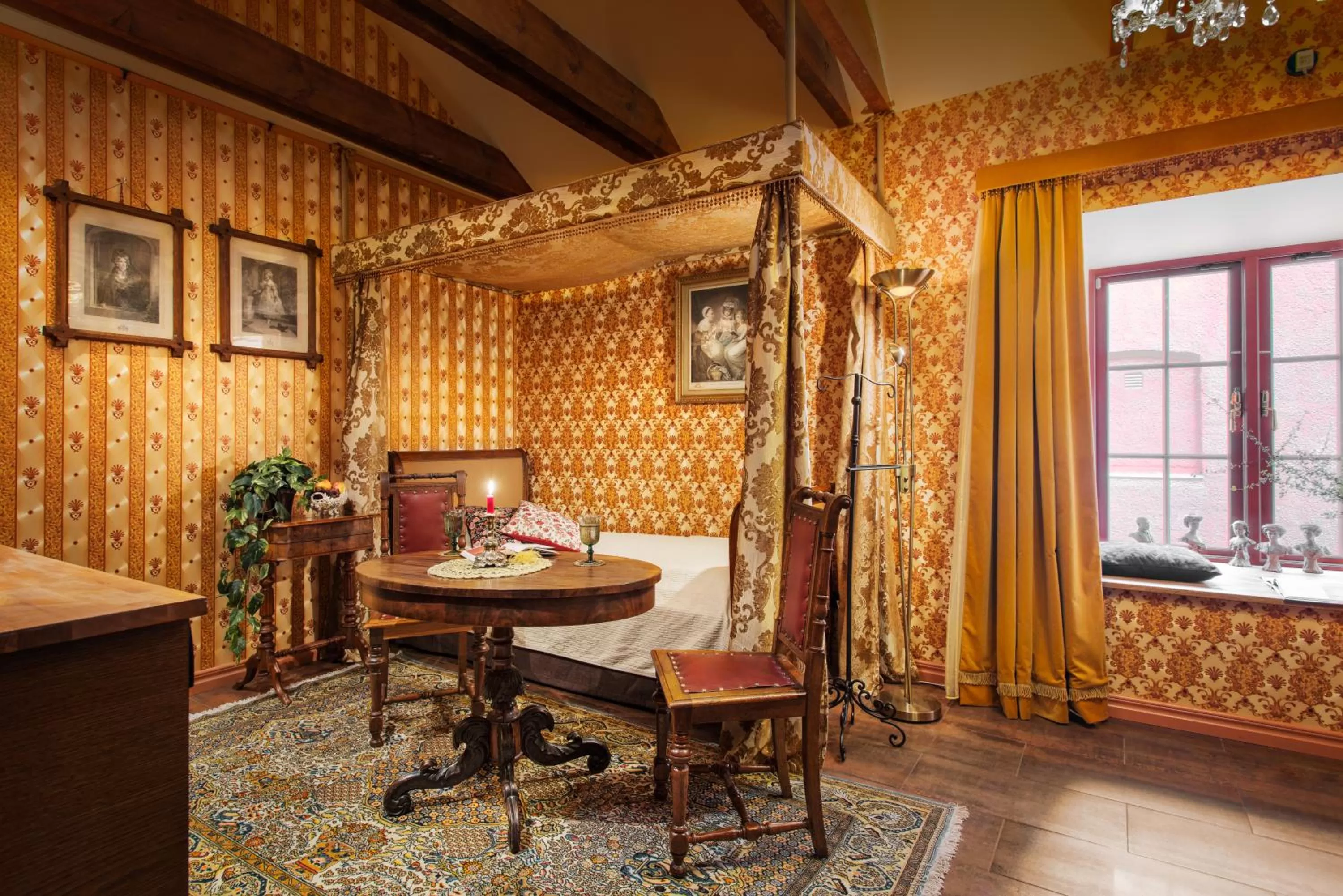 Bed in Börsen Apartment Suites