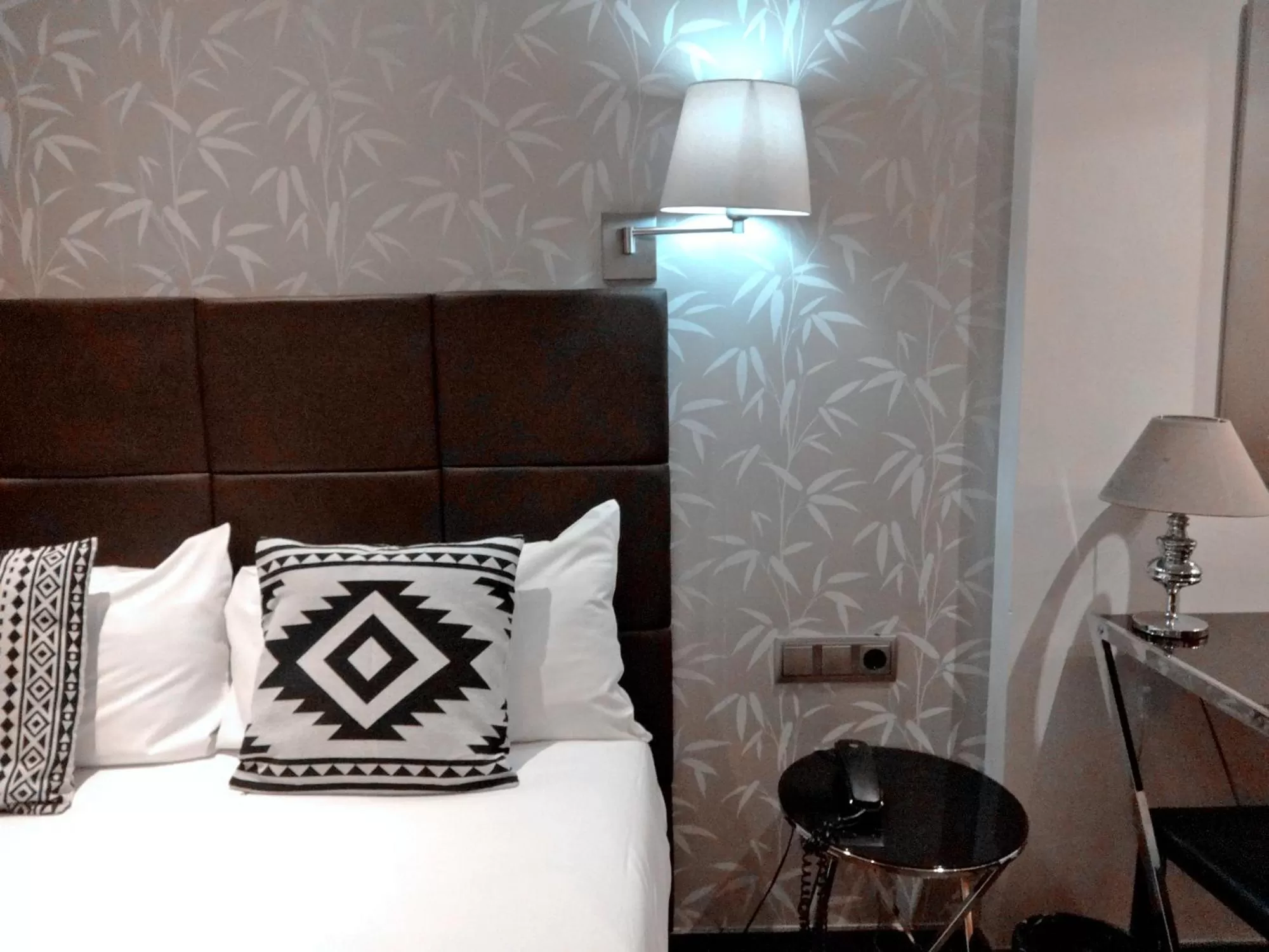 Bed in Hotel Lloret Ramblas