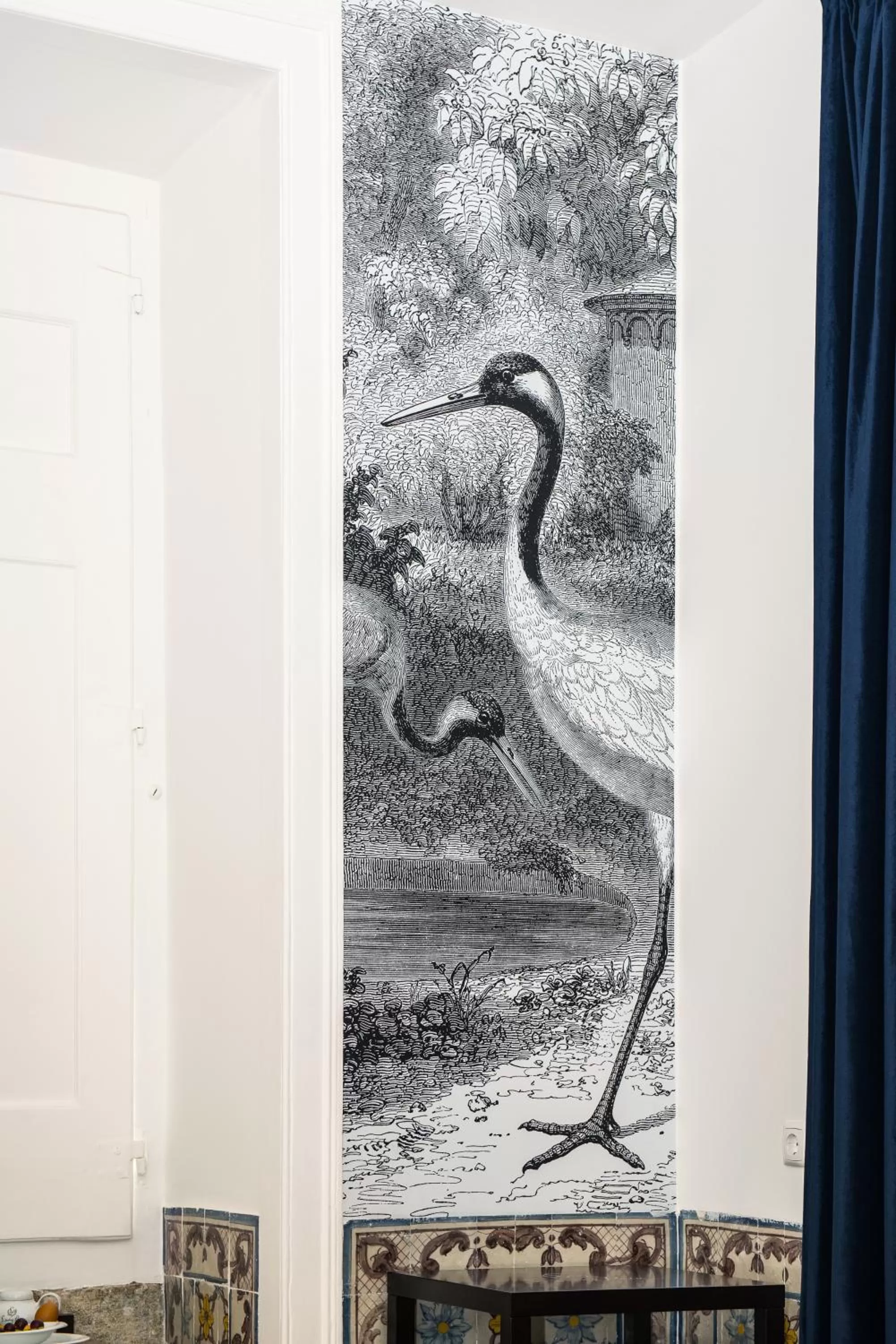 Decorative detail in Lisboa Prata Boutique Hotel