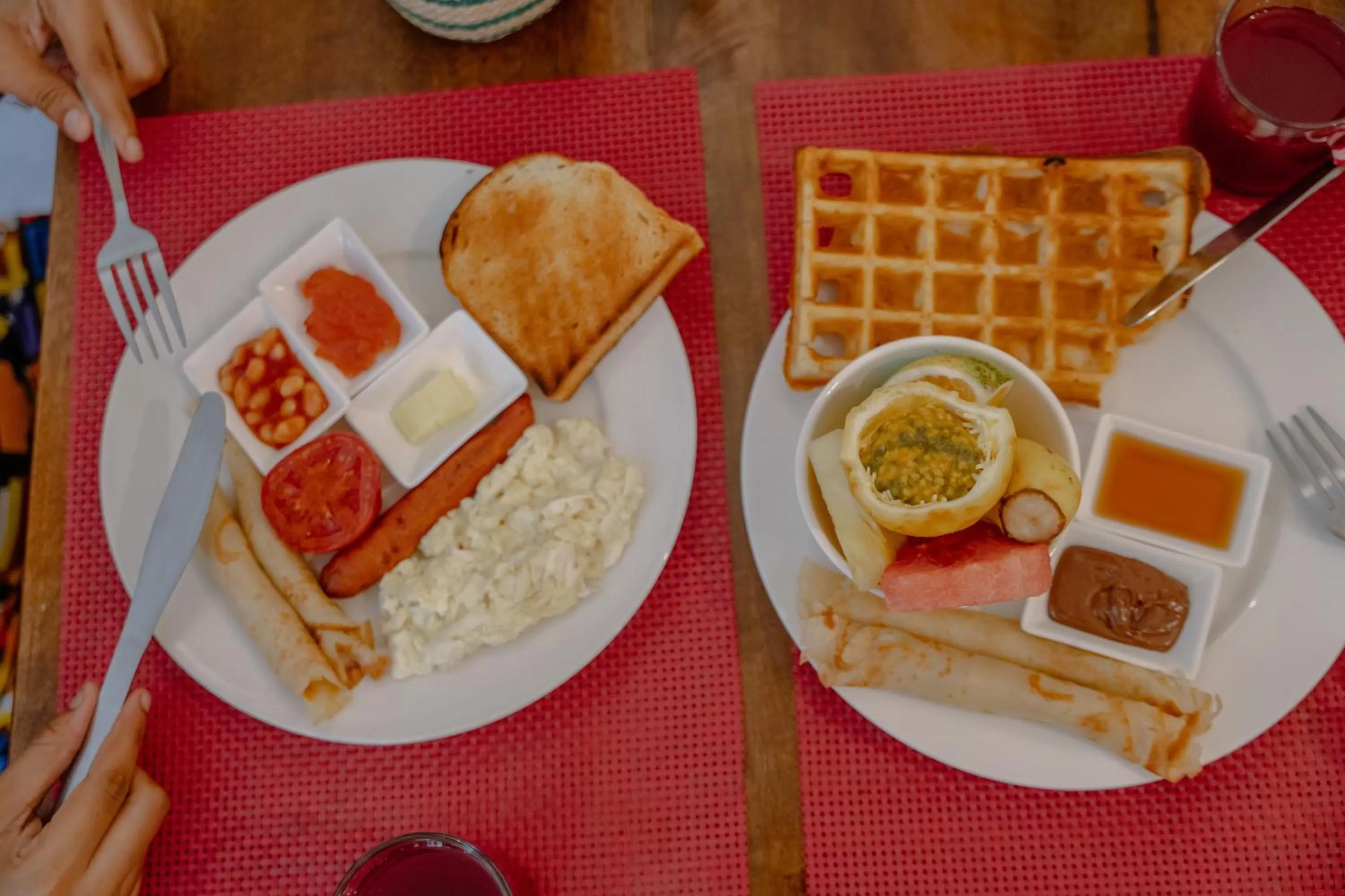 Breakfast in Shoki Shoki Hotel Stone Town