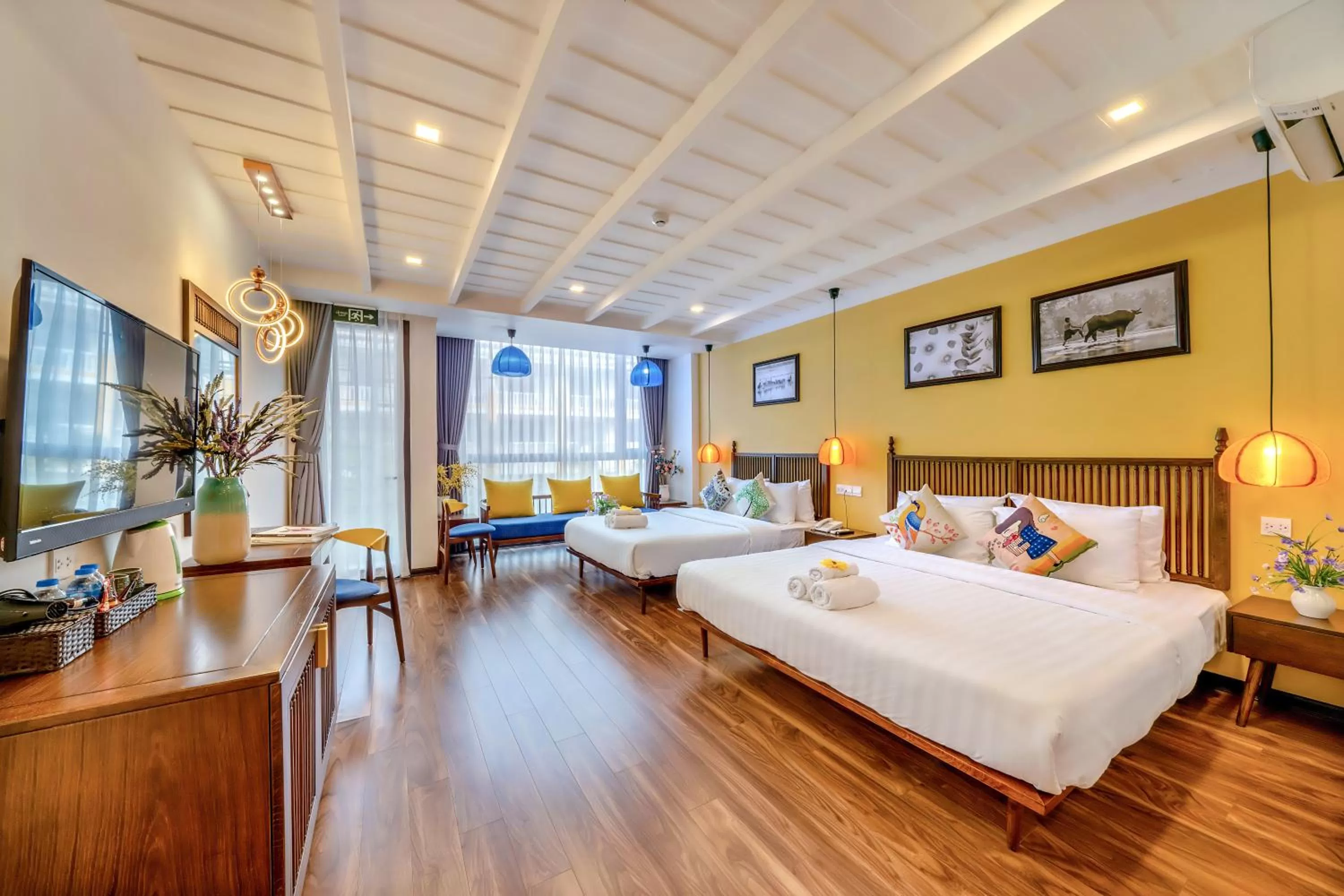 Bedroom, Bed in Son Trang Hotel Hoi An