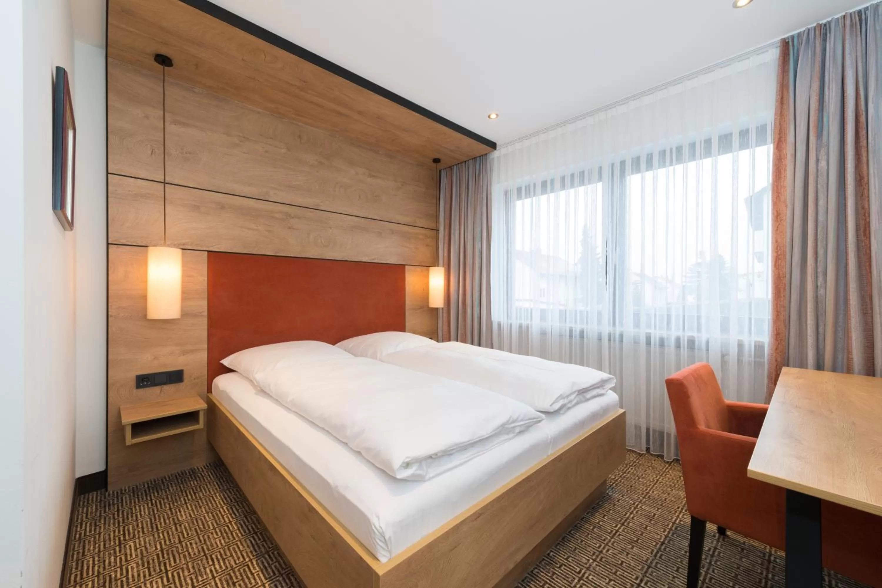 Bed in Hotel SCHNEIDER