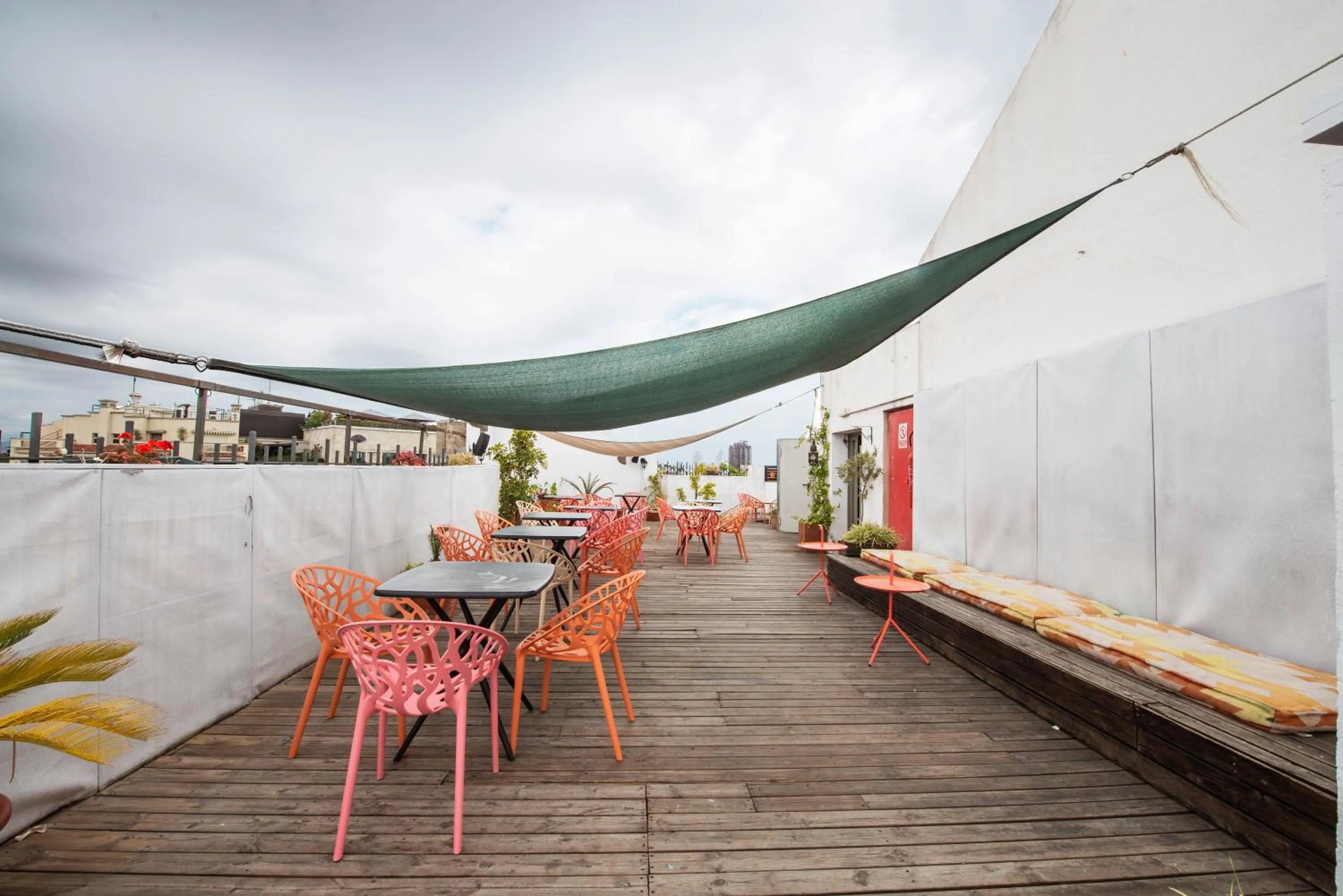 Patio in Safestay Barcelona Passeig de Gràcia