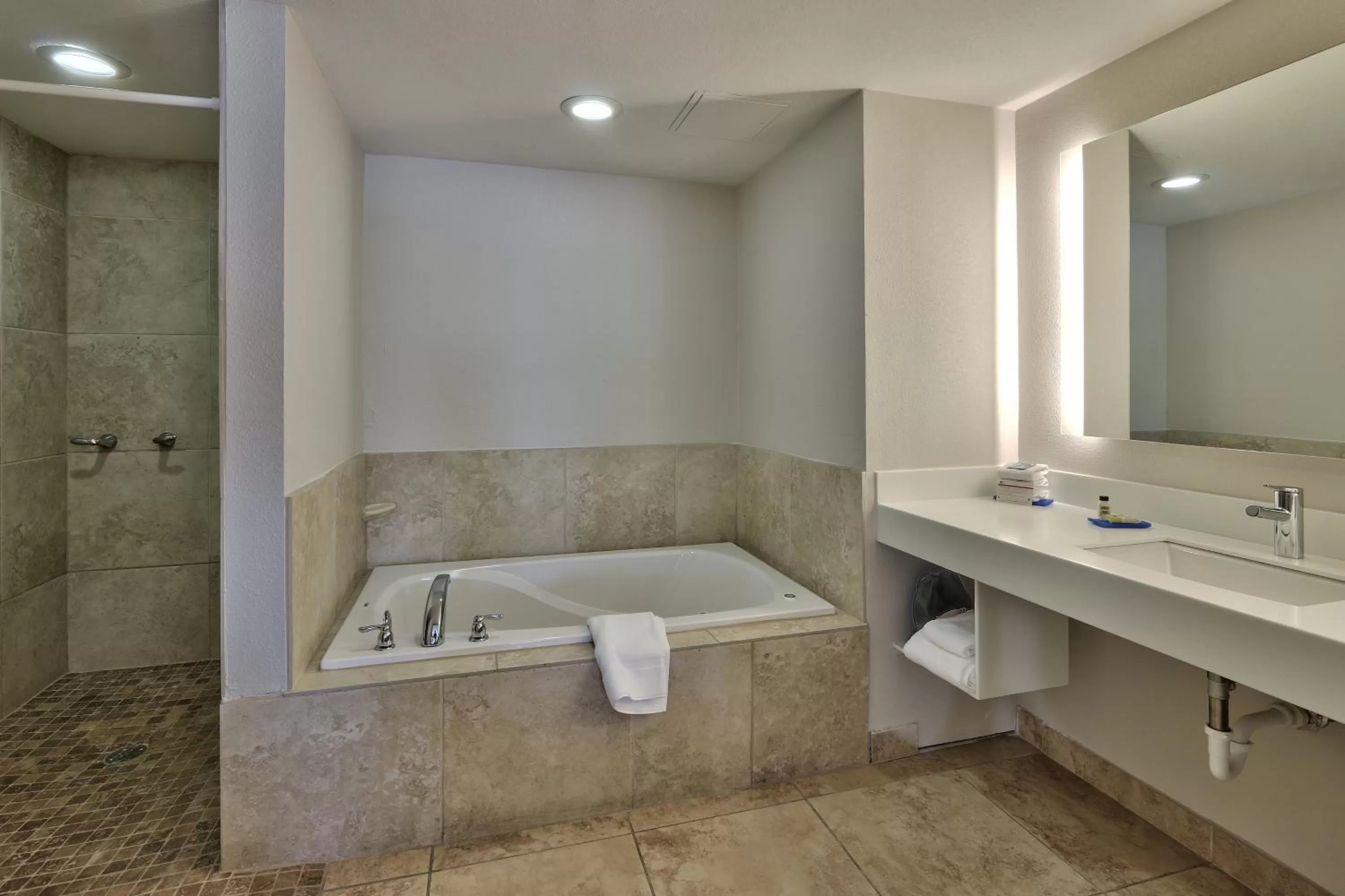 Bathroom in Holiday Inn Express & Suites Albuquerque Historic Old Town by IHG