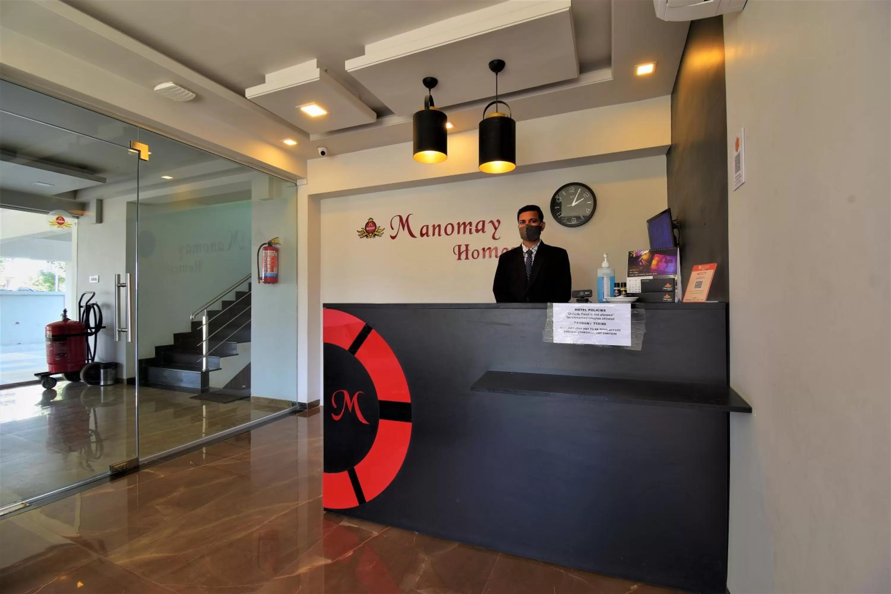 Area and facilities, Lobby/Reception in Manomay Homes