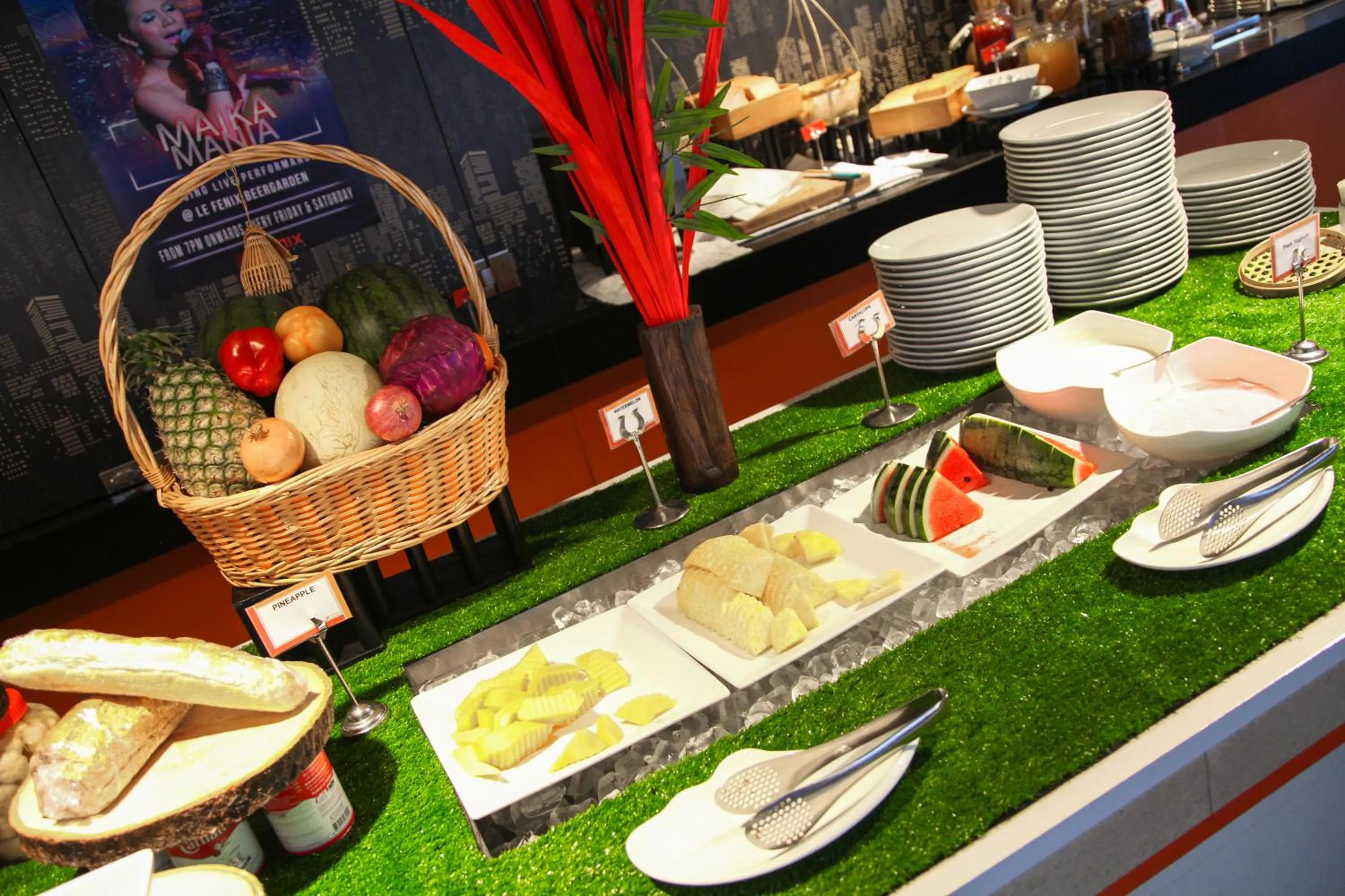 Buffet breakfast in Le Fenix Sukhumvit 11 Bangkok