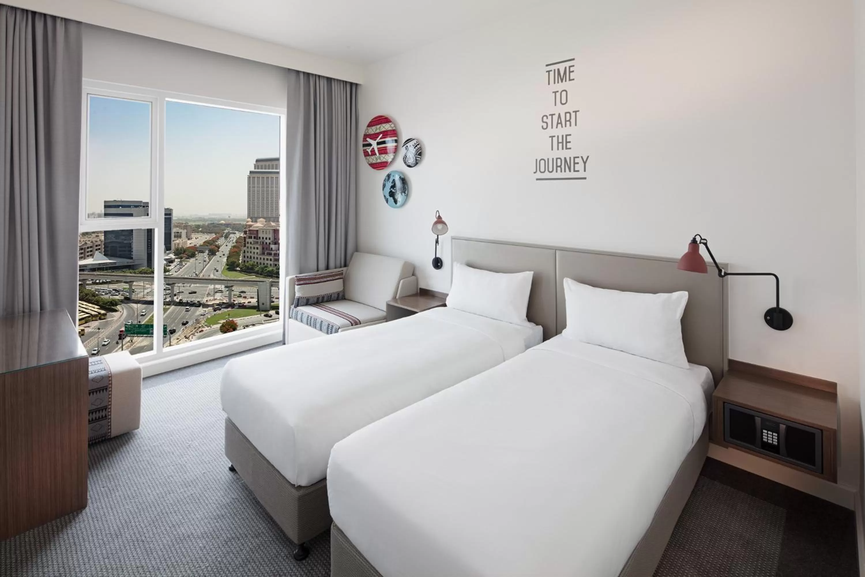 Bedroom, Bed in Rove Healthcare City - Bur Dubai