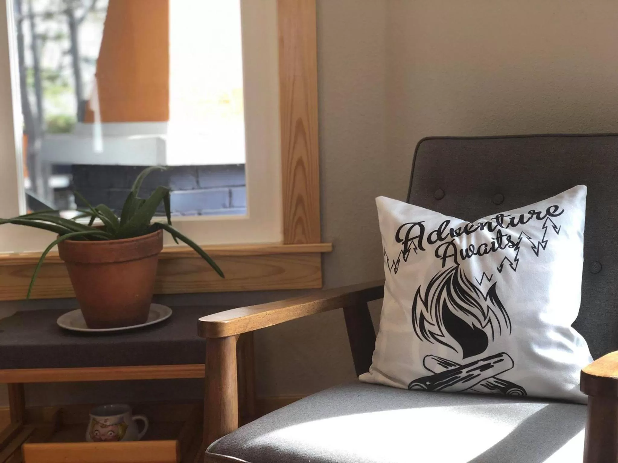 Seating area in The Wanderoo Lodge
