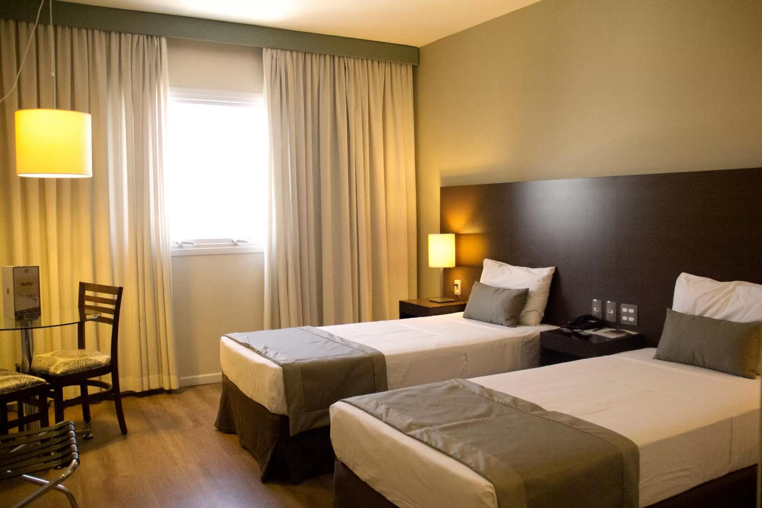 Bed in Hotel Panamby São Paulo