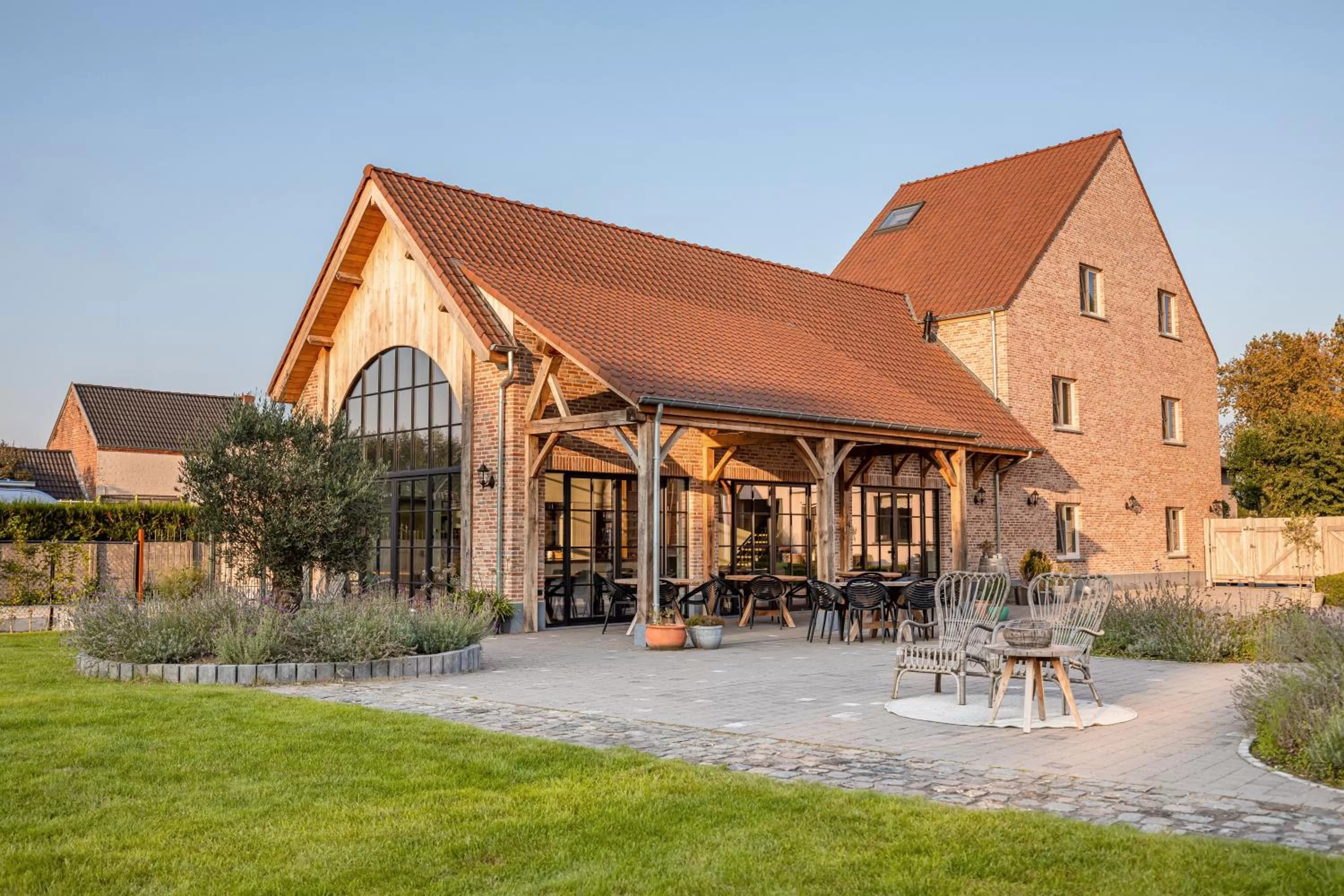 Inner courtyard view, Property Building in Casa Cava B&B
