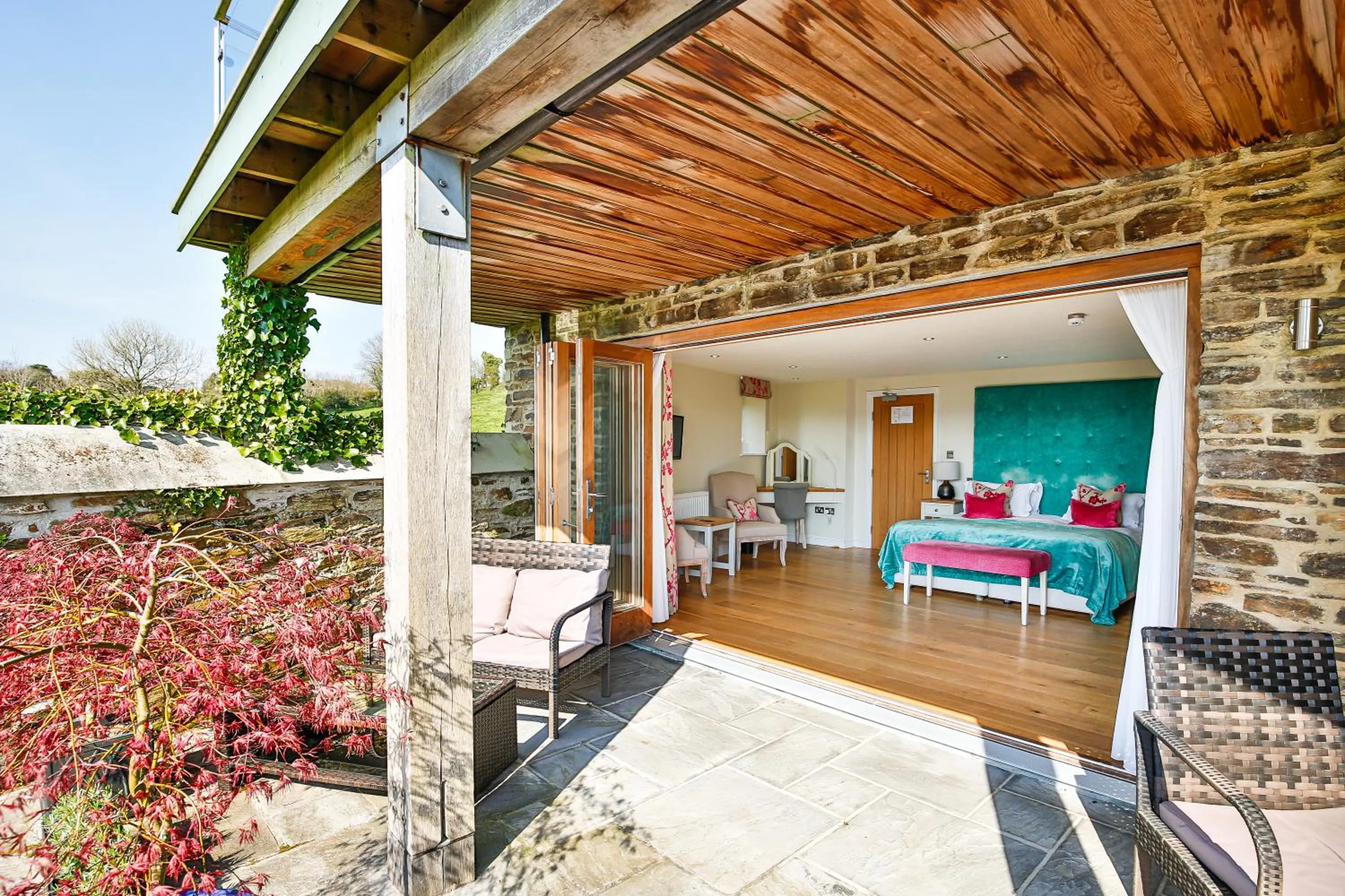 Balcony/Terrace, Bed in The Horn Of Plenty