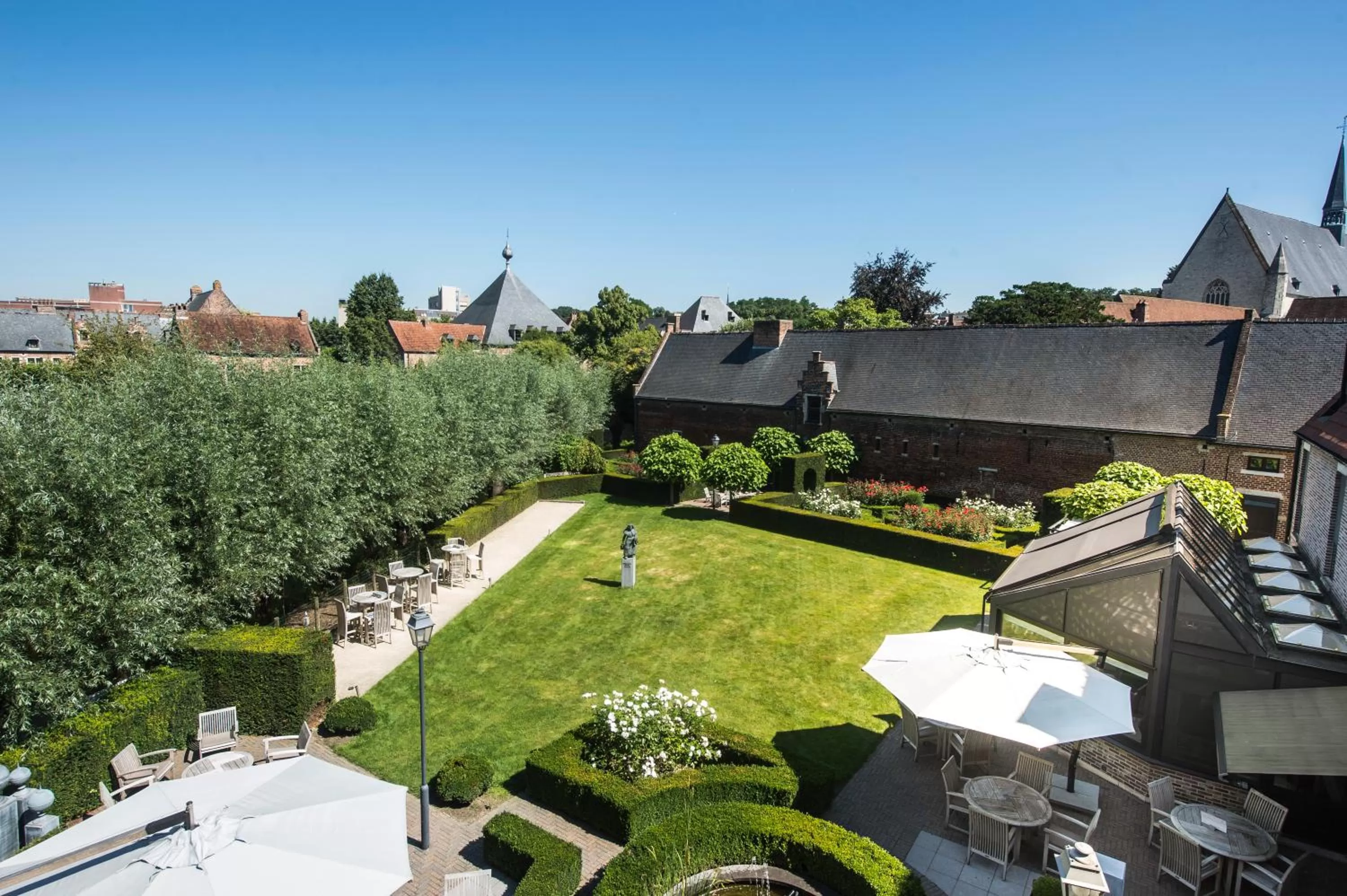 Bird's eye view in Begijnhof Hotel