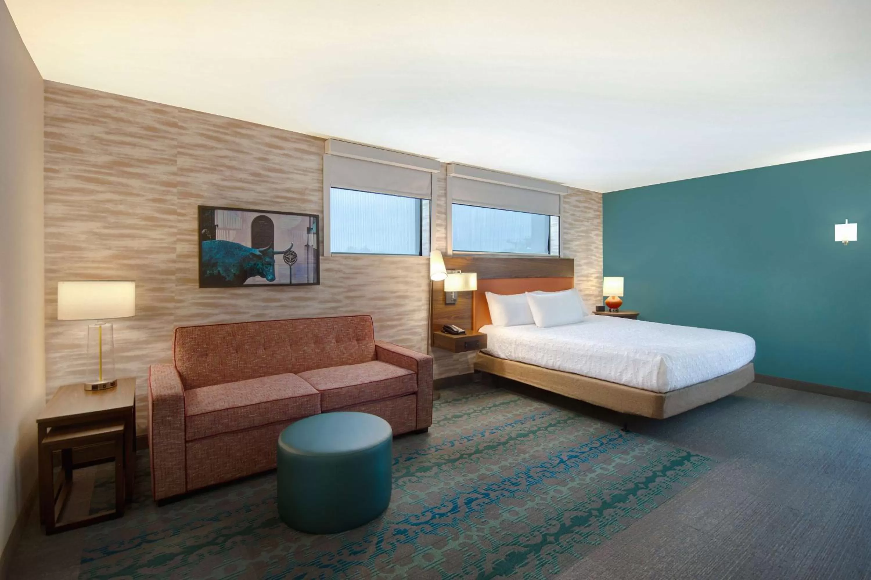 Bed in Home2 Suites By Hilton Waco