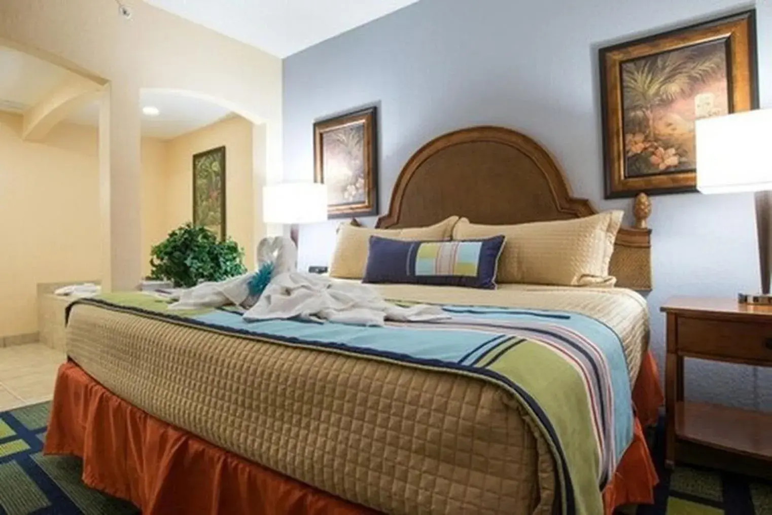 One-Bedroom King Handicap Accessible - Hearing Impaired in Vacation Village at Parkway One-Bedroom King Handicap Accessible - Hearing Impaired in Vacation Village at Parkway