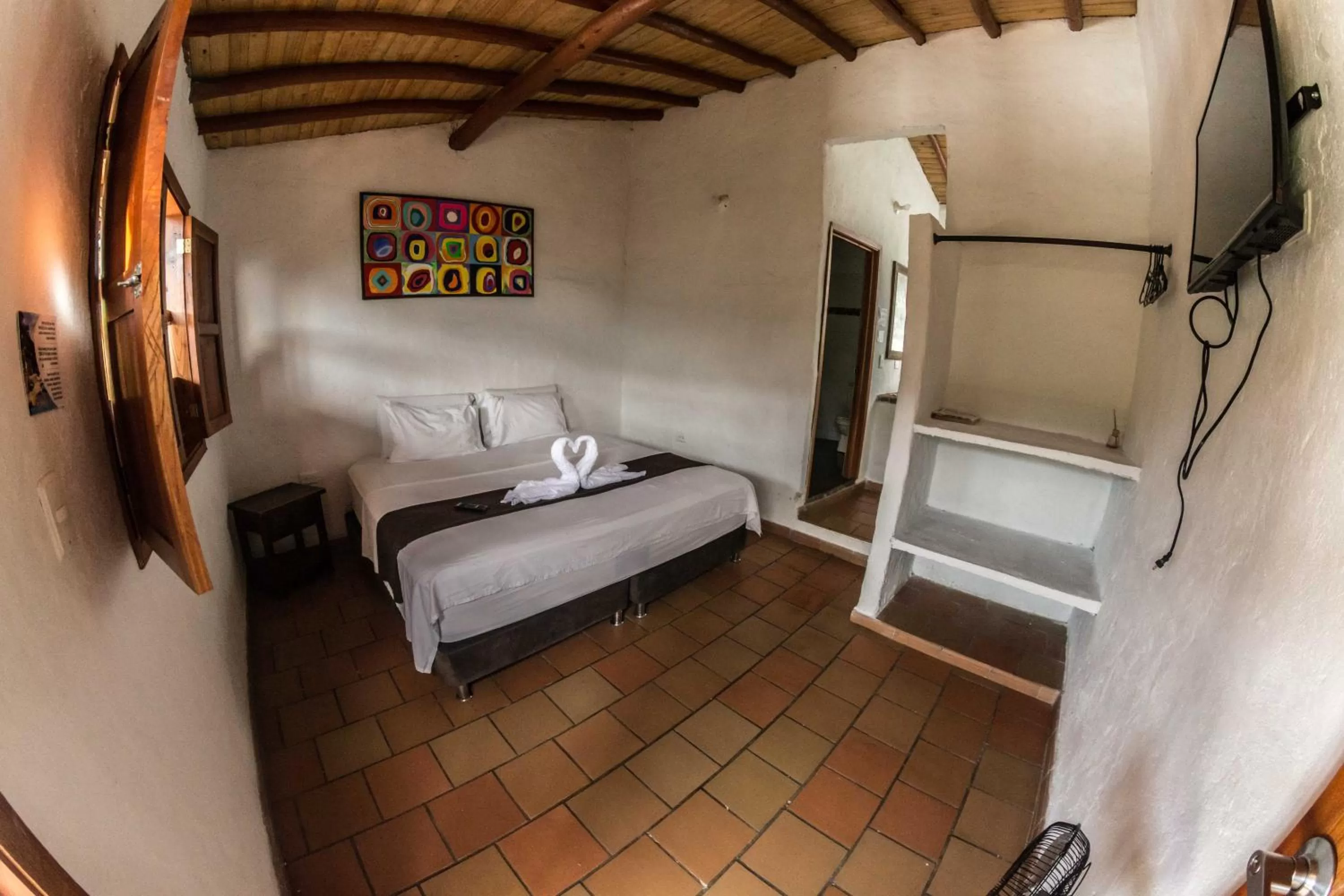 Bed in Hotel Terrazas de la Candelaria