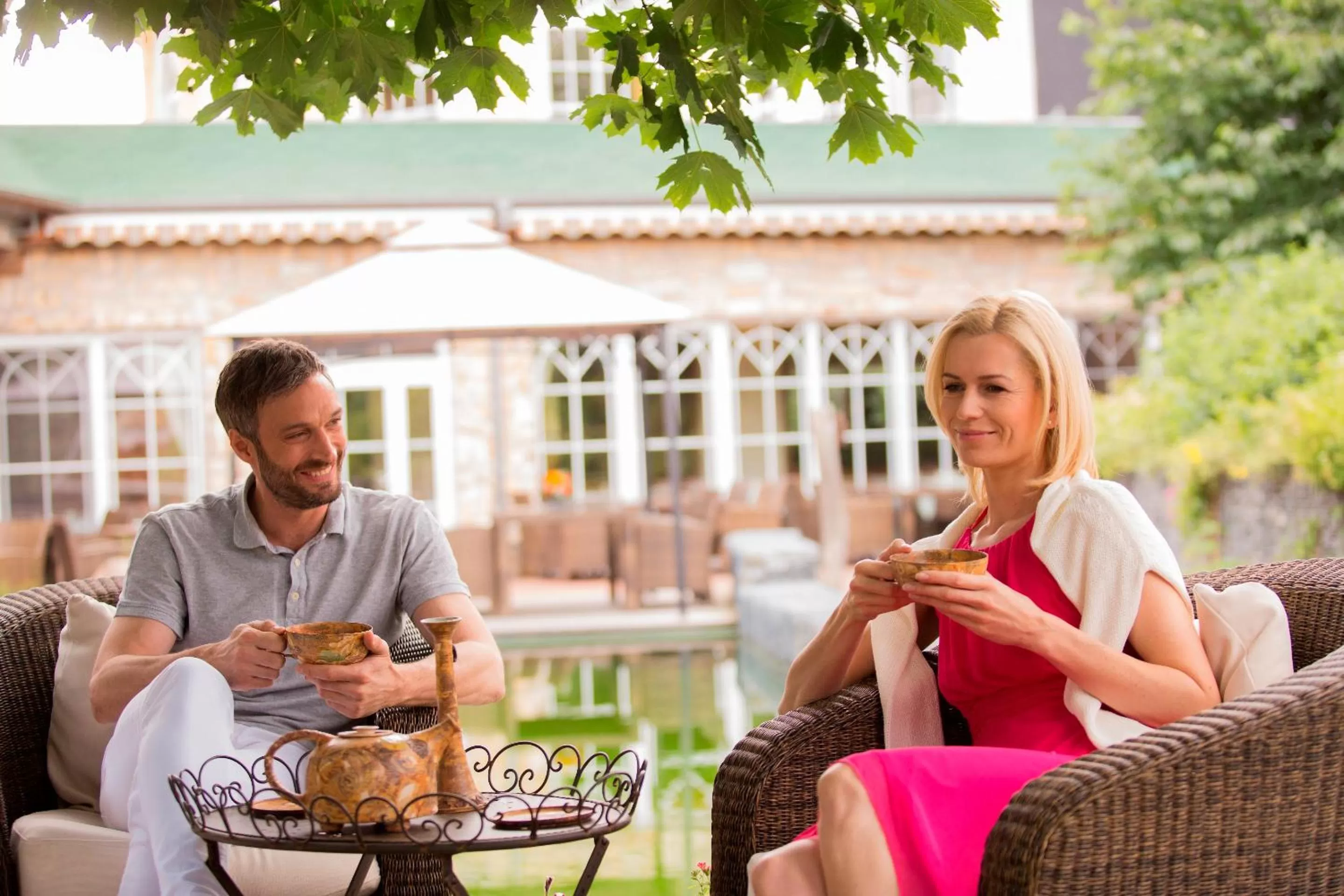 Balcony/Terrace in Wellnesshotel Seeschlößchen - Privat- Spa & Naturresort