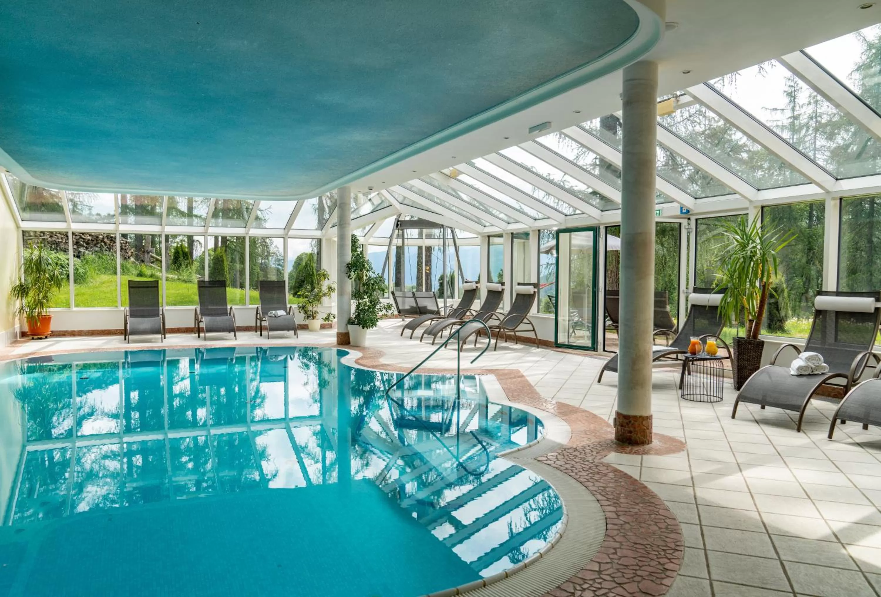 Spa and wellness centre/facilities in Naturhotel Lärchenhof