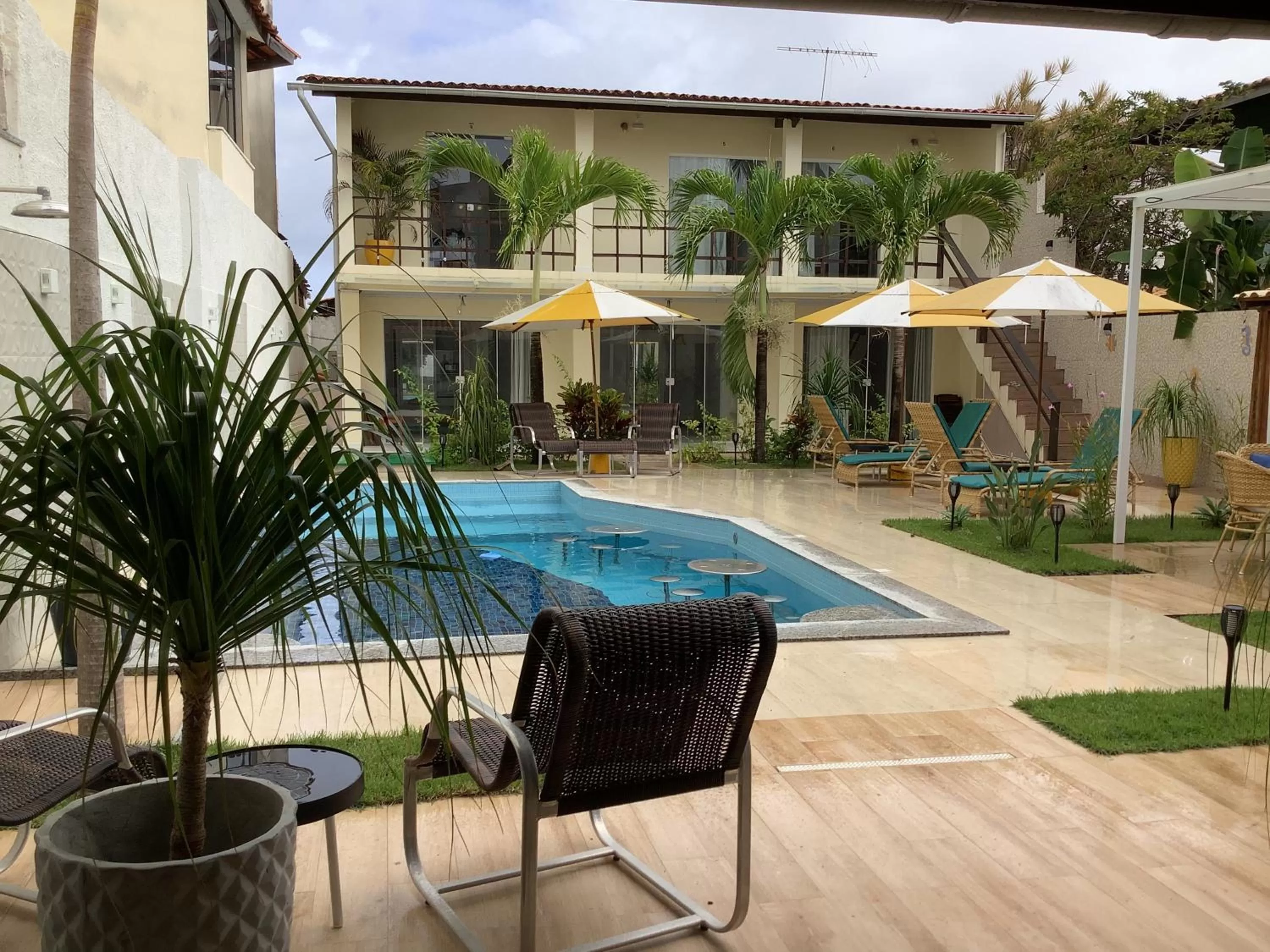 Patio in Pousada Villa Encantada LGBTQIAPlus