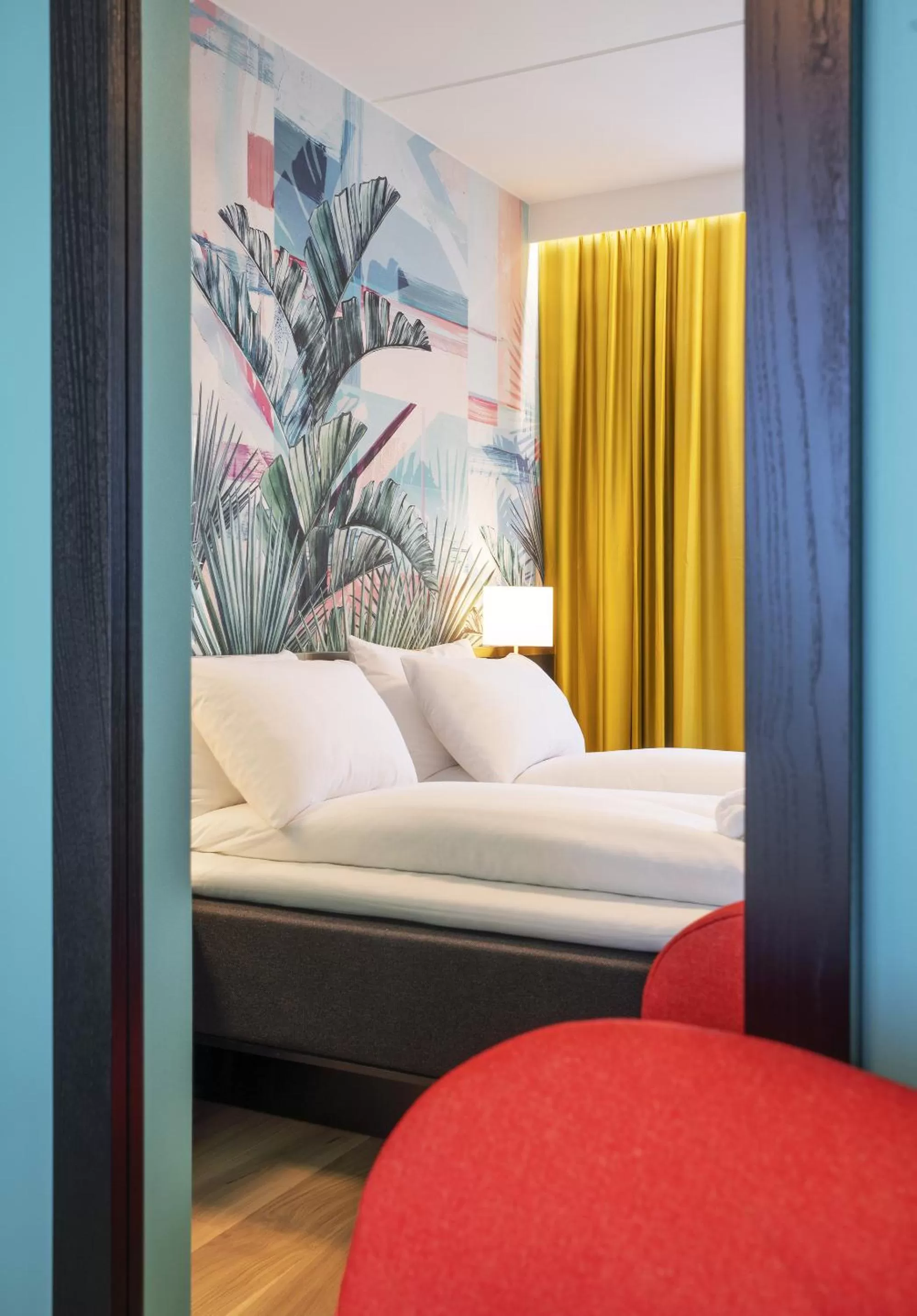 Bed in Thon Hotel Storo