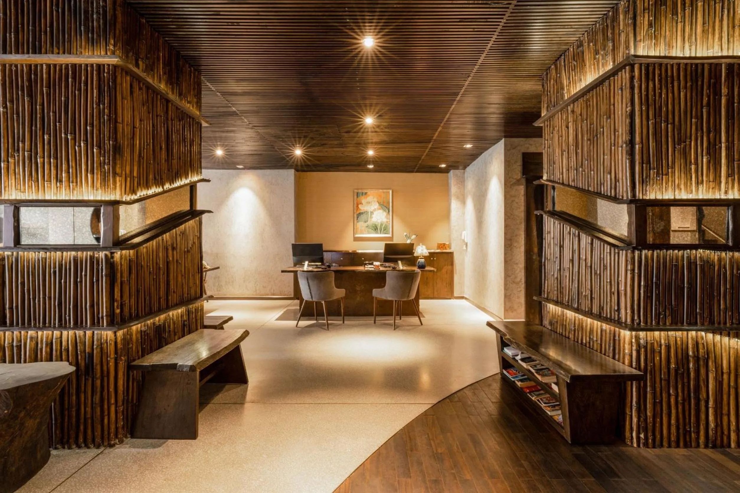 Lobby or reception, Bed in Cochin Zen Hotel