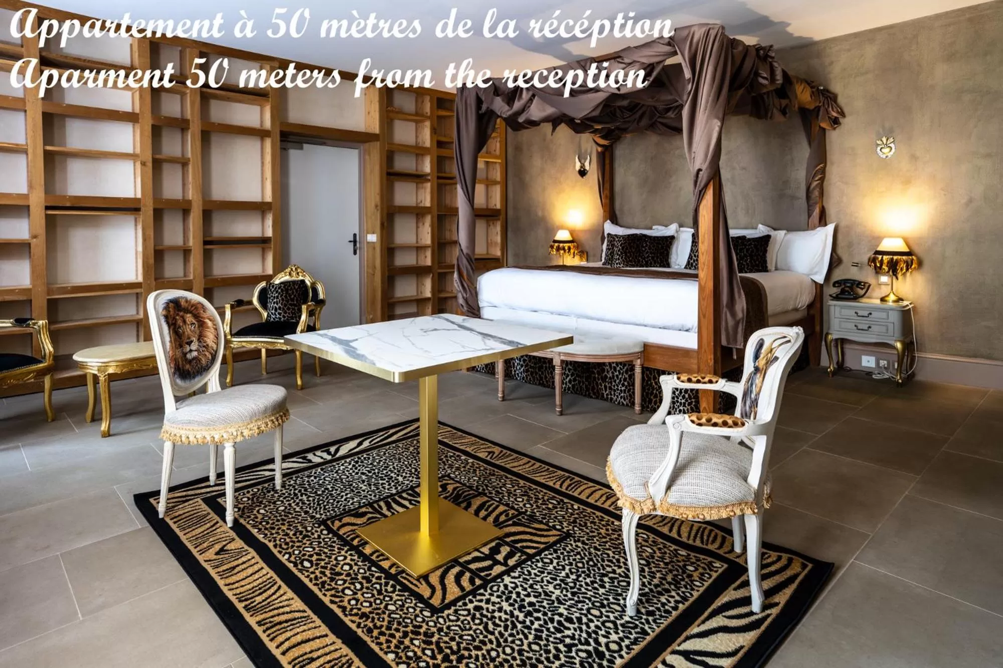 Bed in Le Clos Violette et Le 11 D'Aglaé - Hôtel de Charme Design de Luxe