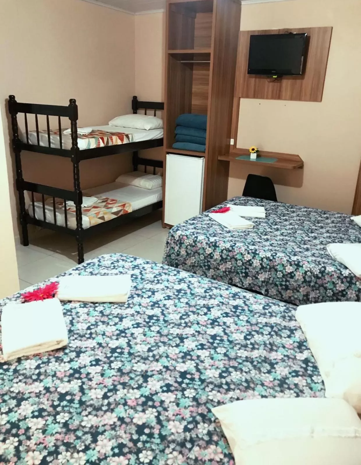 Bed in Pousada Rota das Praias