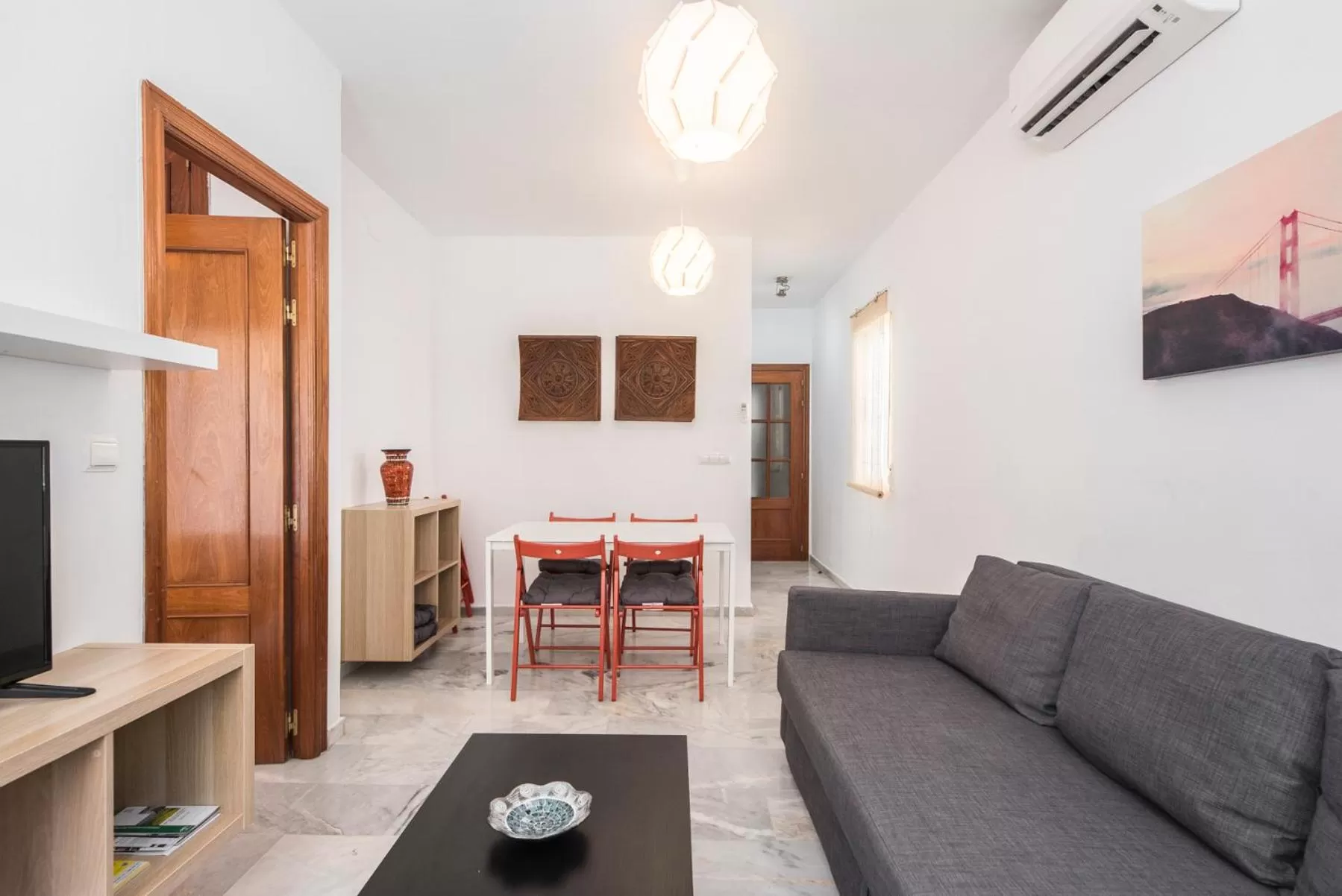 Living room in Apartamentos Granata