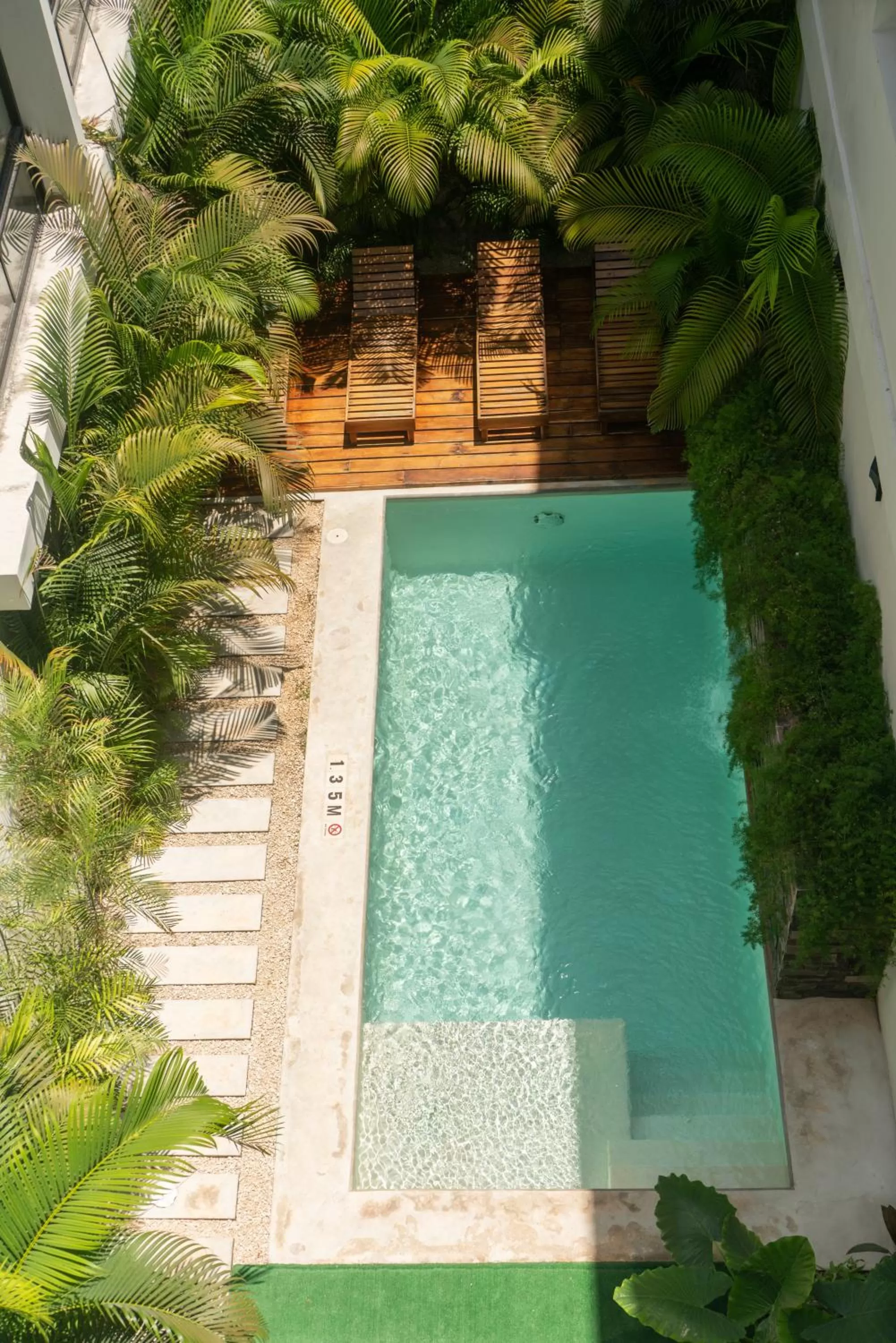 Bird's eye view in Hotel Muyu Tulum