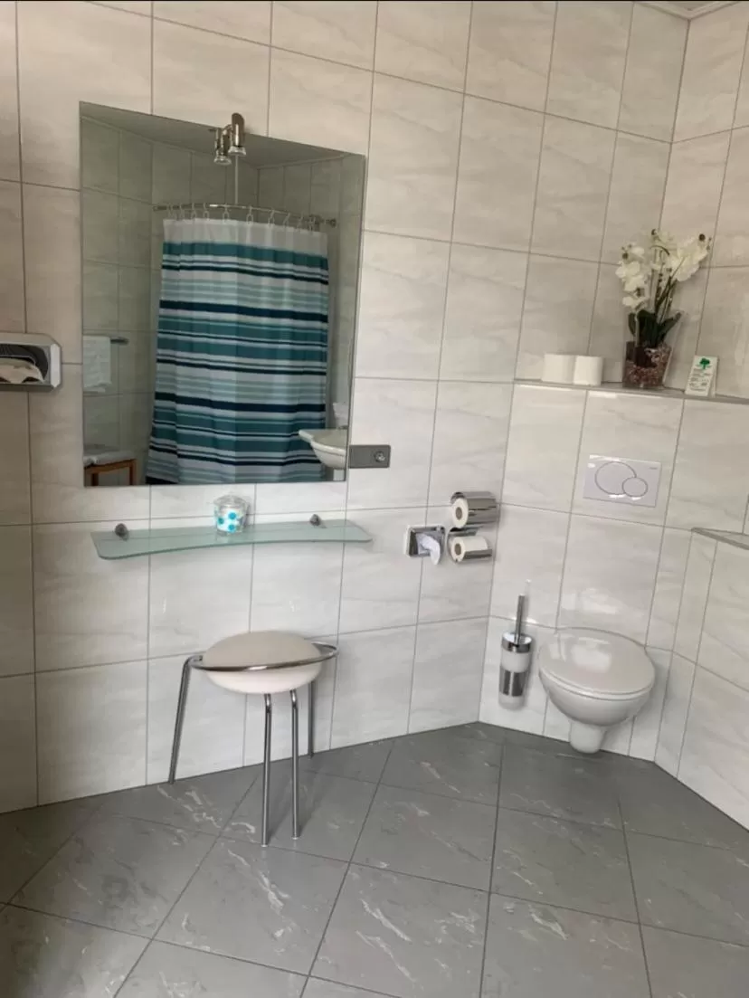 Bathroom in Hotel Deutsches Haus Lampertheim