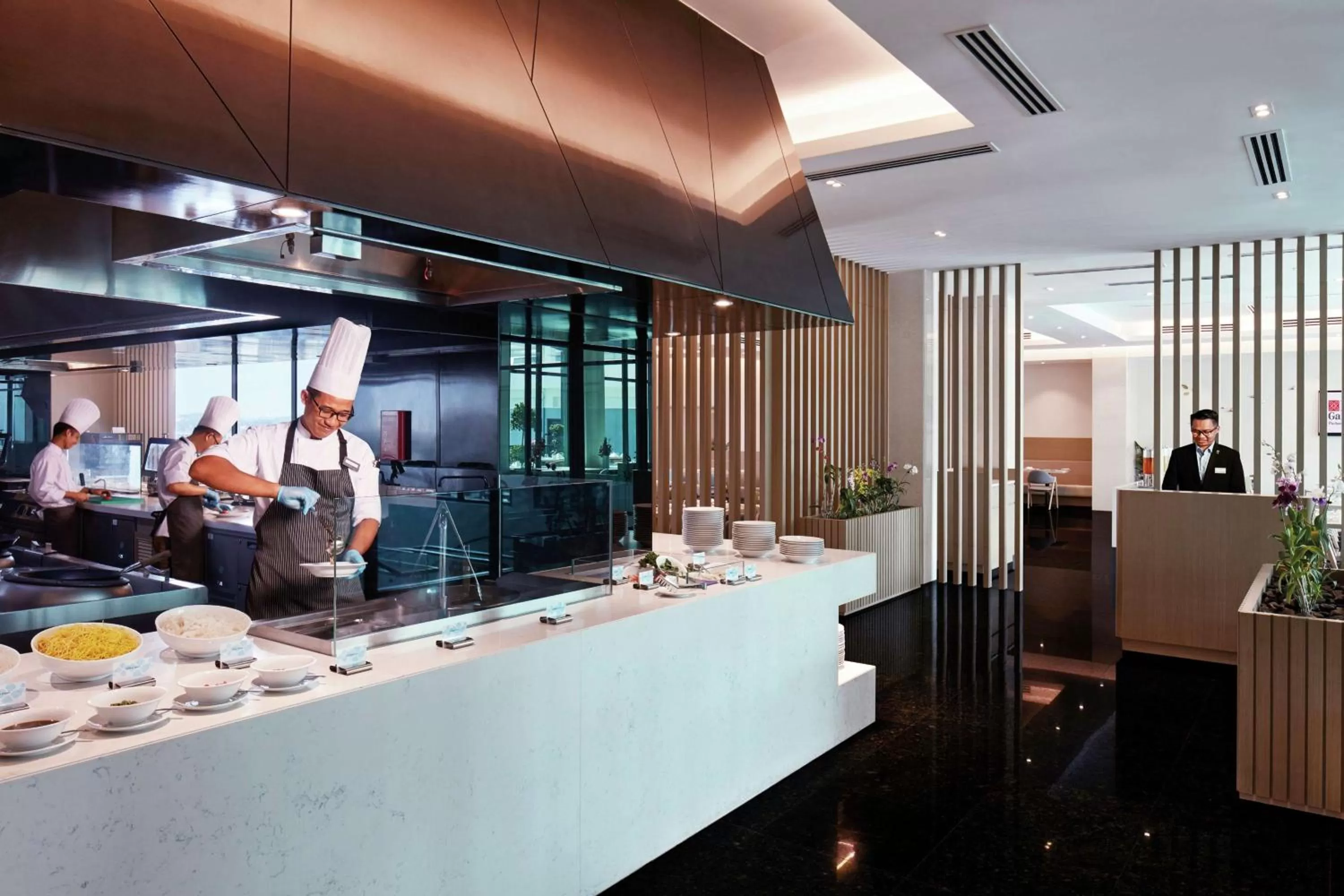 Twin Guest Room with Lake View in Hilton Garden Inn Puchong