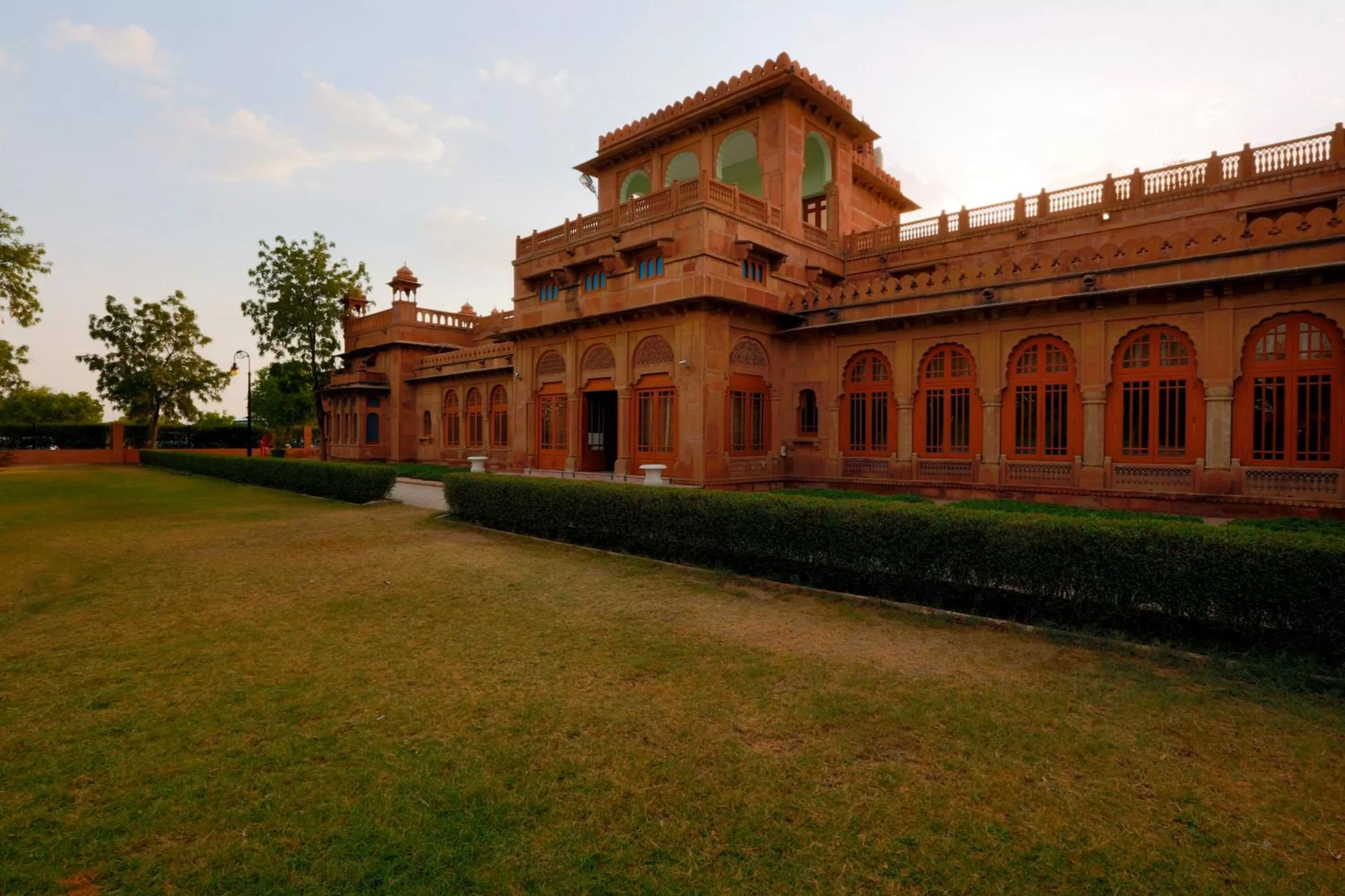 Garden in The Lallgarh Palace - A Heritage Hotel