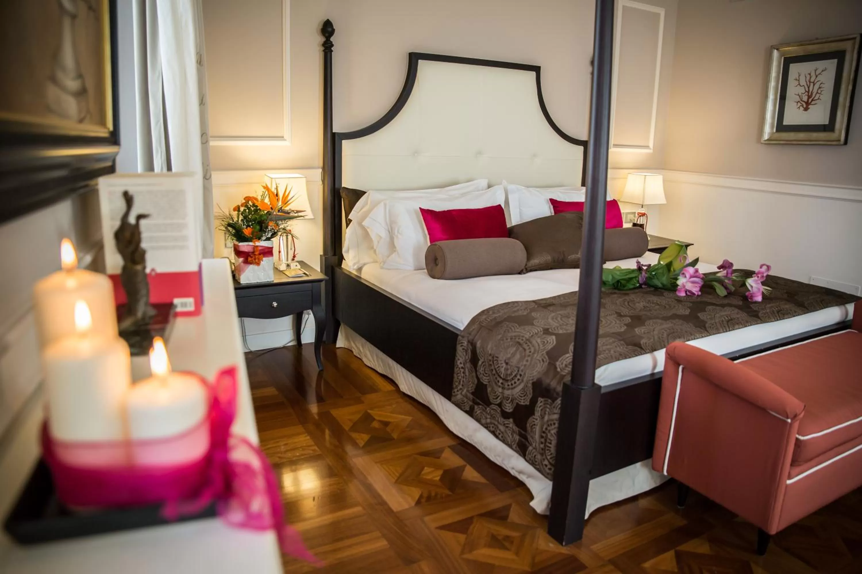 Bed in Victoria Hotel Letterario