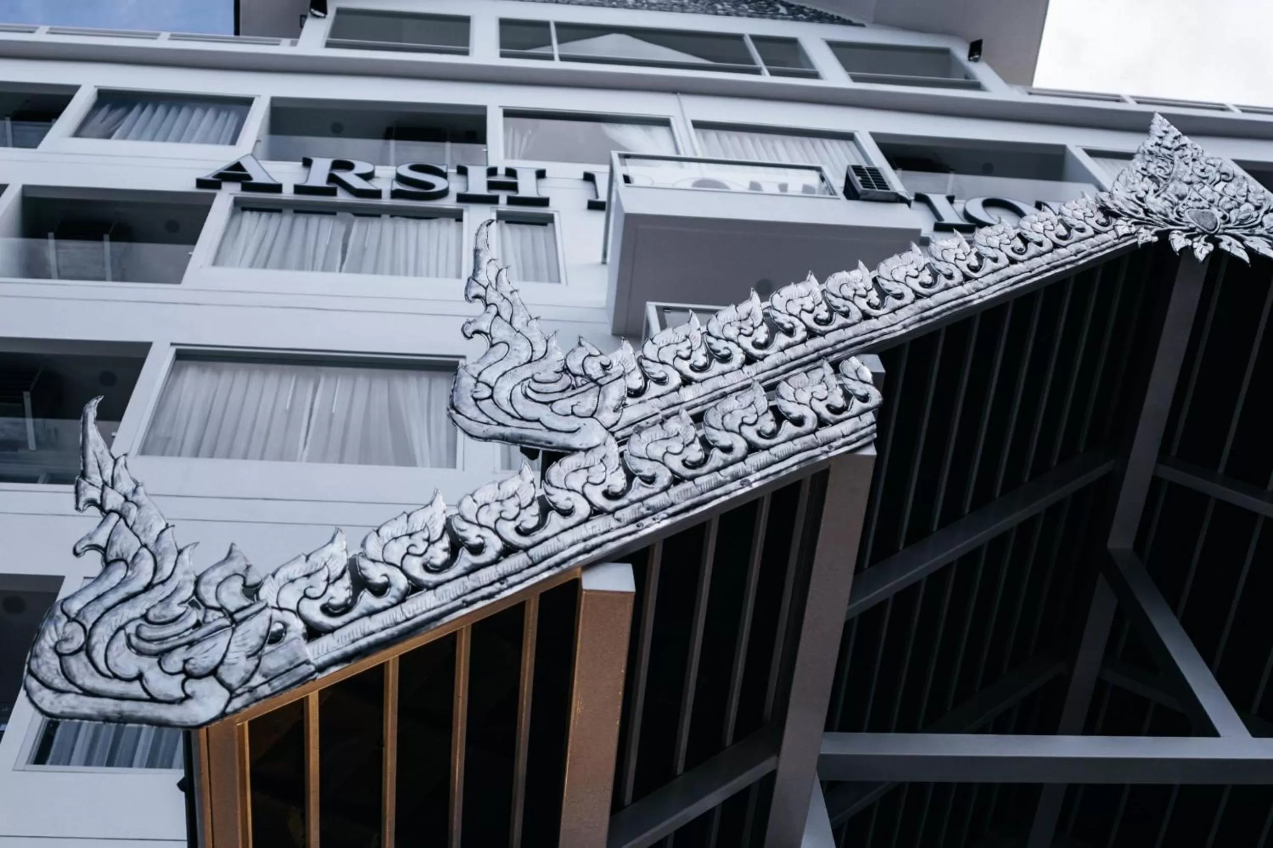 Property building in Arsh Boutique Hotel