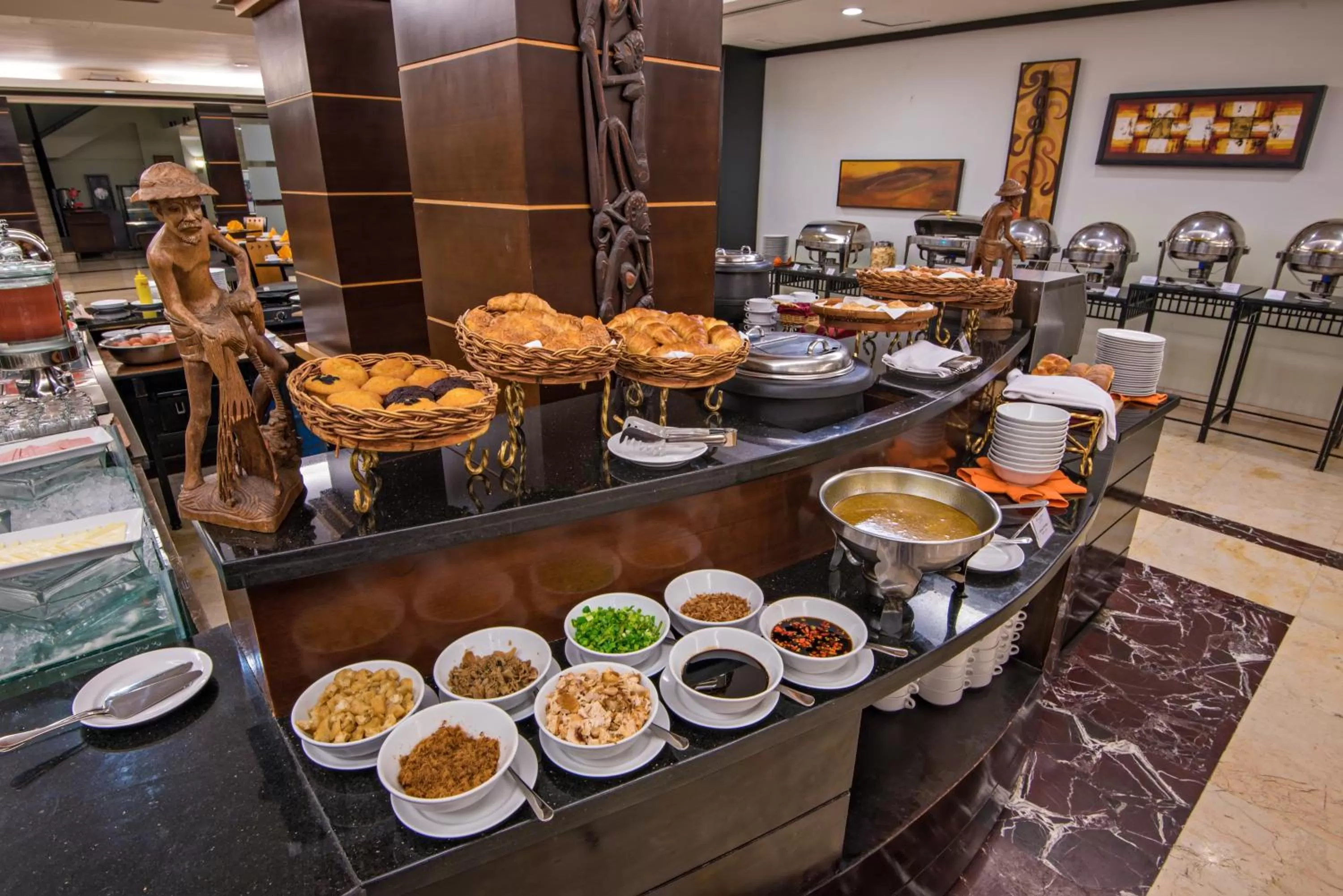 American breakfast in Swiss-Belhotel Papua