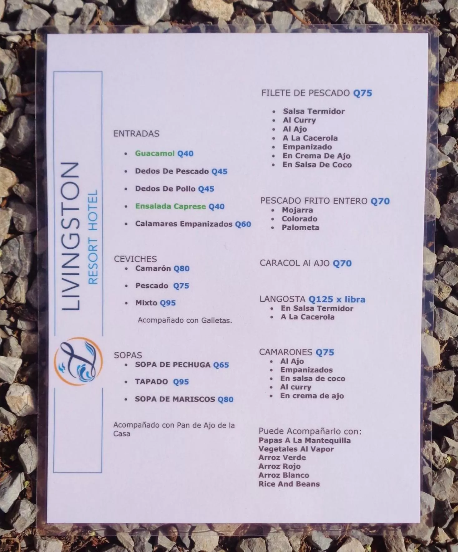 Restaurant/places to eat in Livingston Resort Hotel