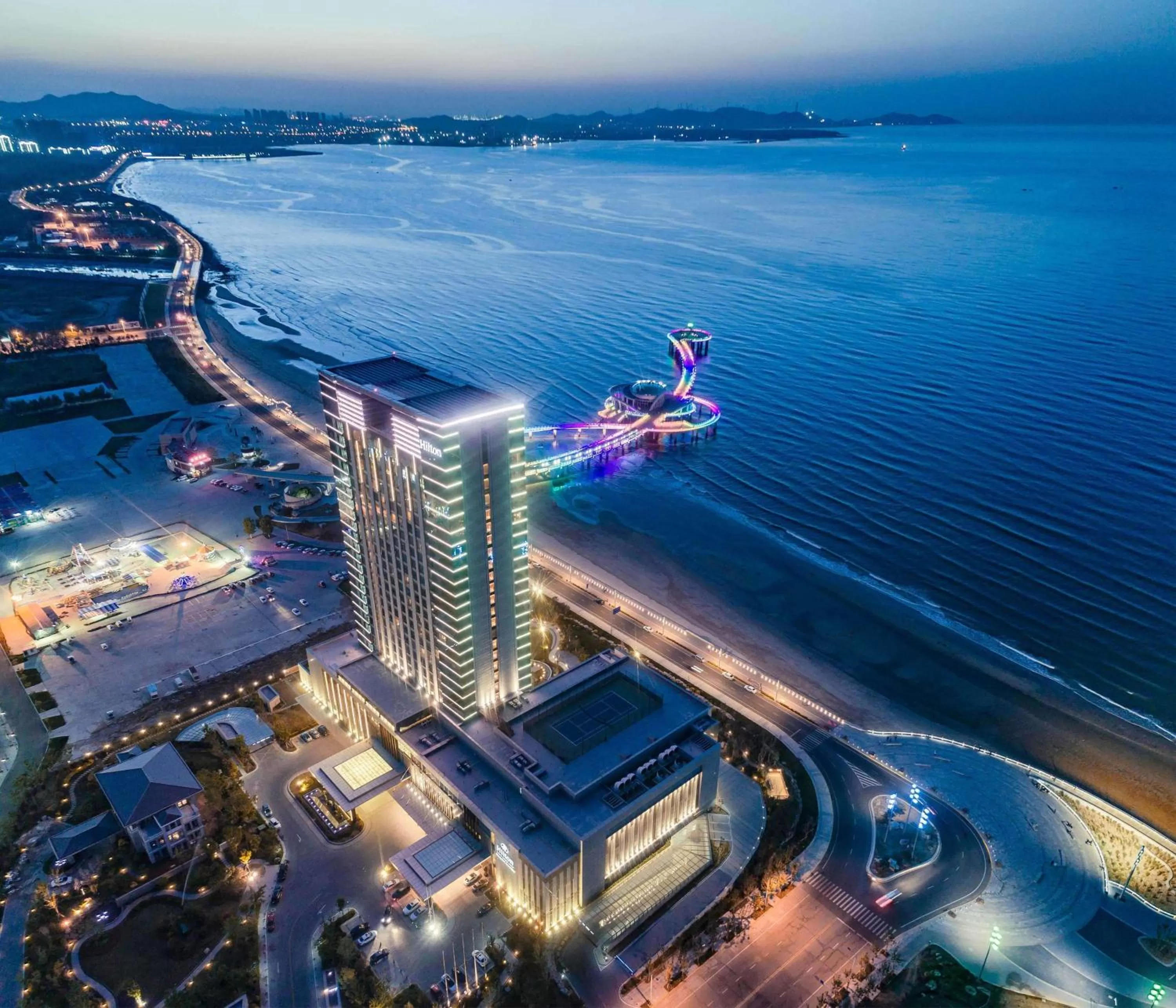 Property building in Hilton Yantai Golden Coast