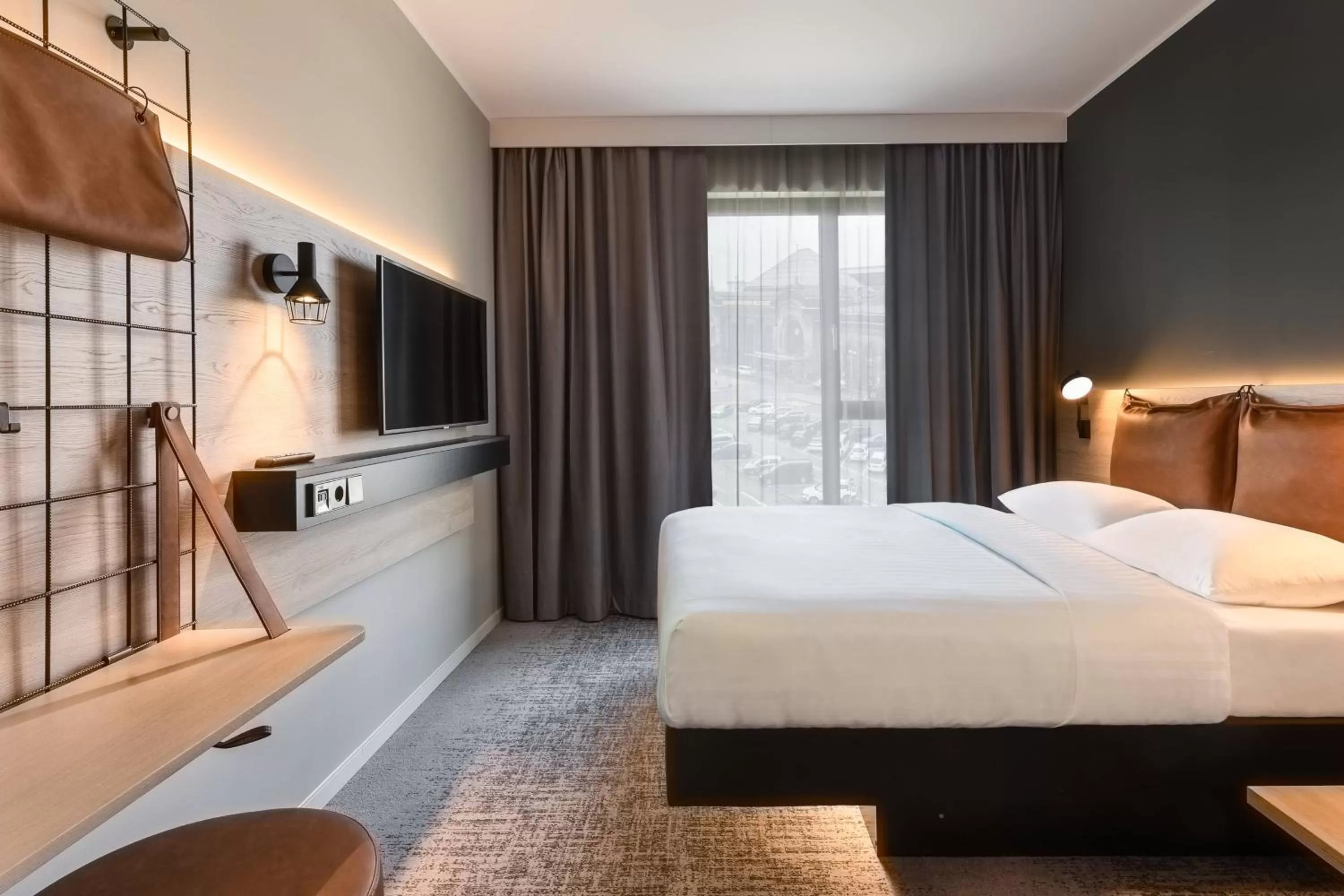 Photo of the whole room, Bed in Moxy Dresden Neustadt