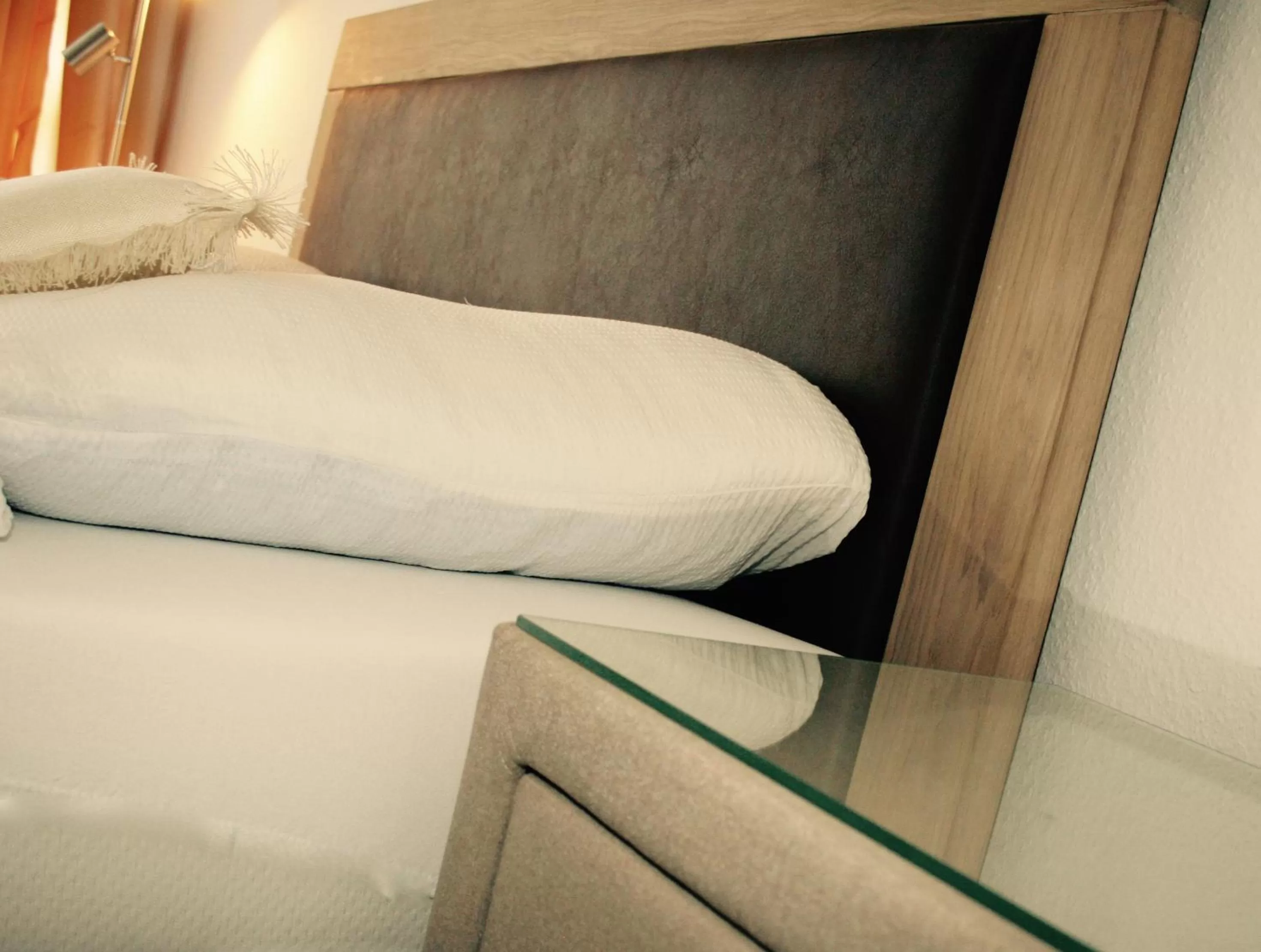 Bed in Gästehaus beim Prinz