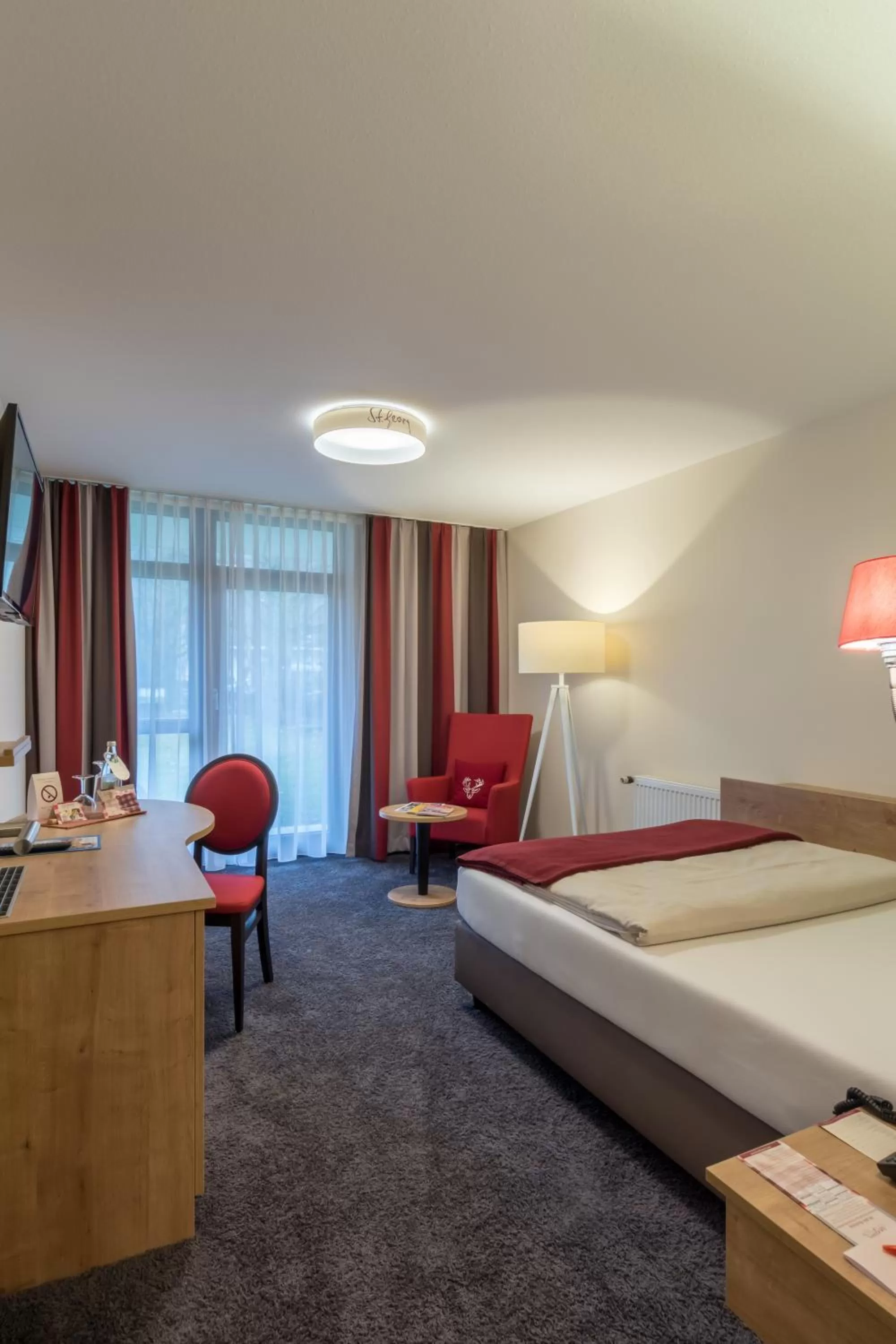 Photo of the whole room, Bed in Hotel St. Georg