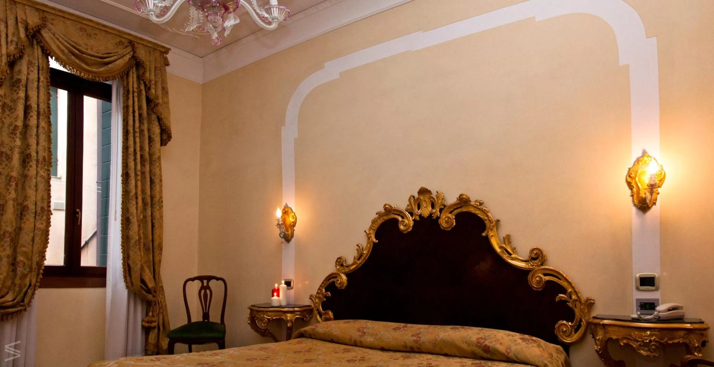 Bed in Residenza d'Epoca San Cassiano