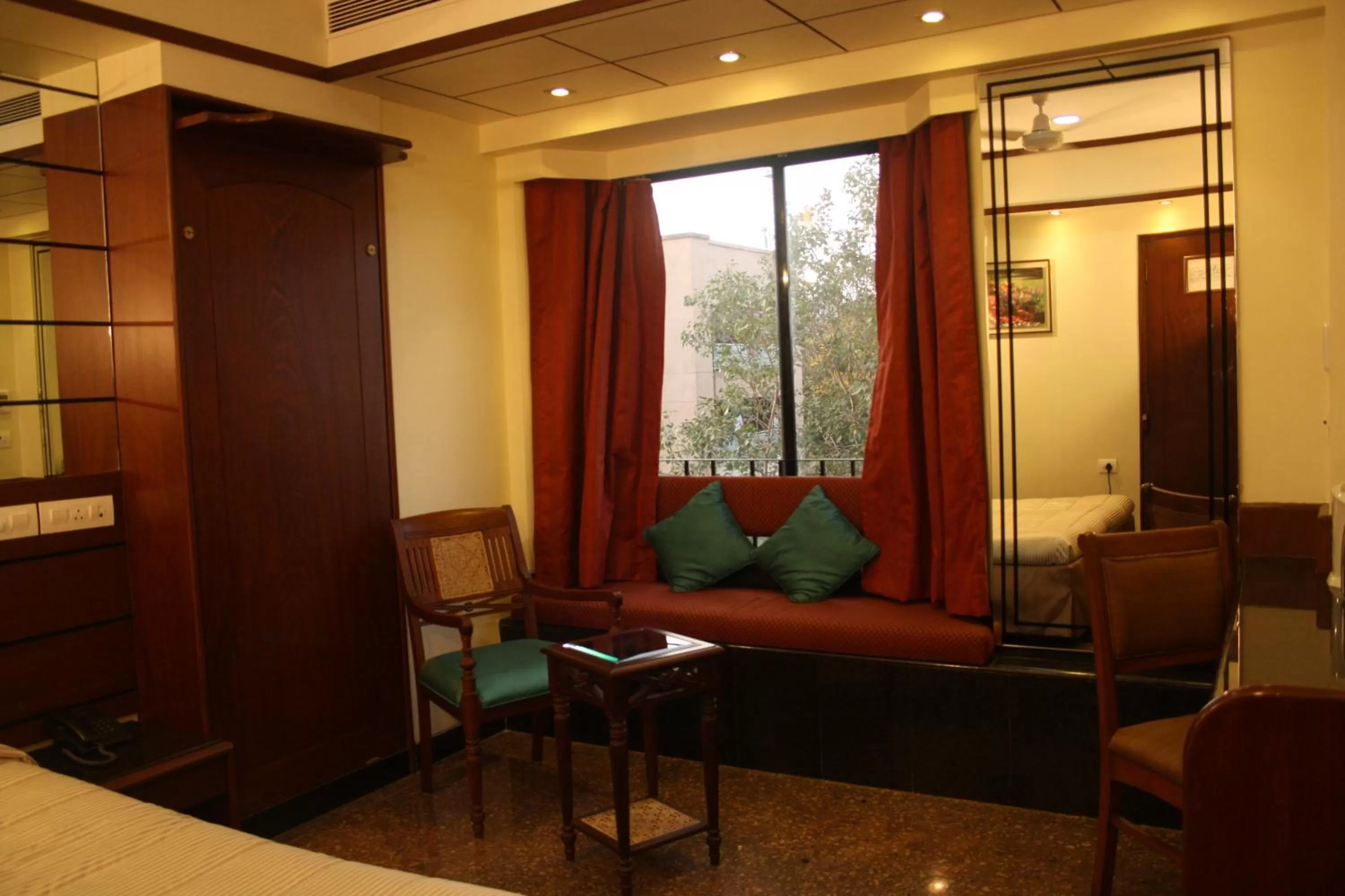 Seating area in Hotel Karl Residency