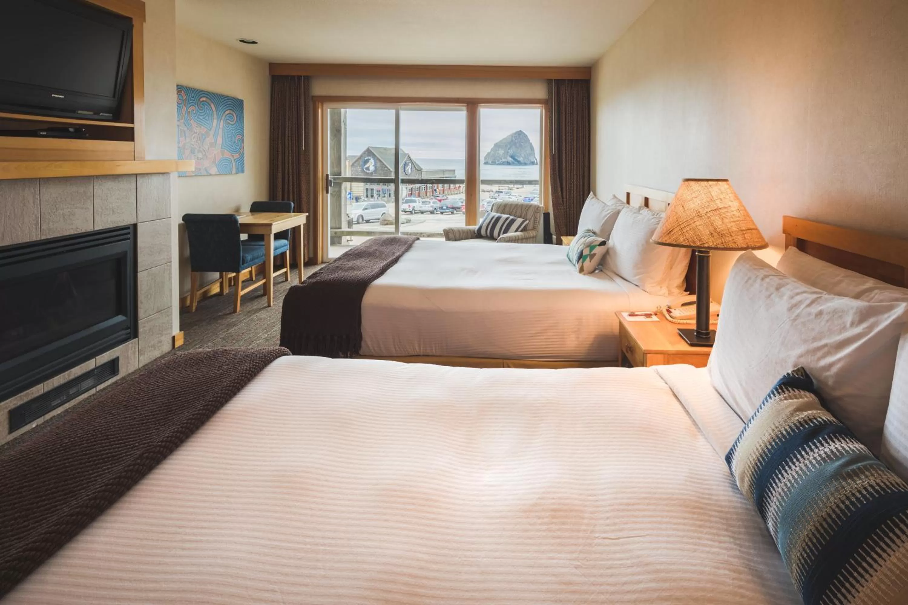 Queen Room with Two Queen Beds - Pet Friendly in Inn at Cape Kiwanda